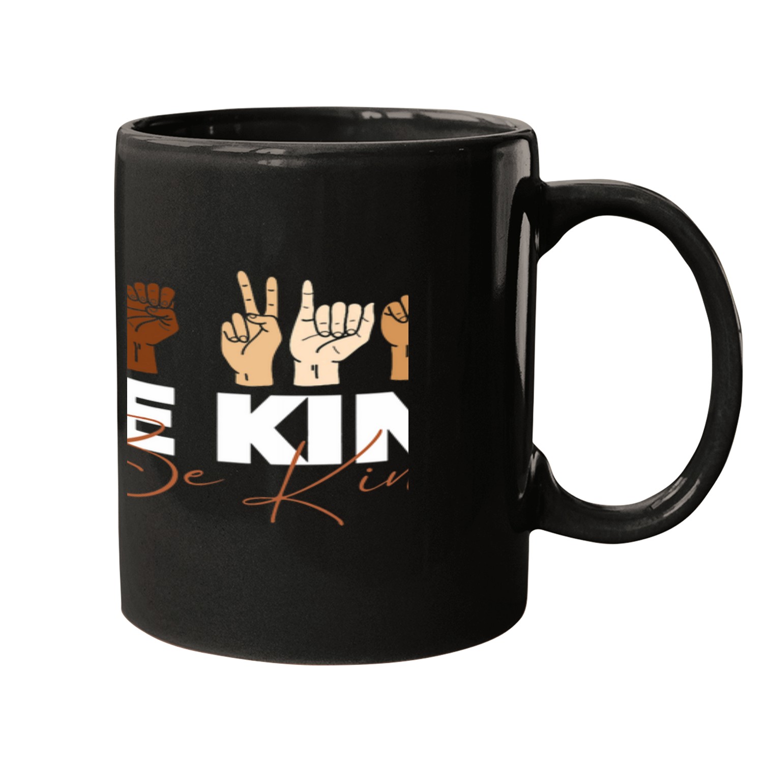 Be Kind ASL Sign Language Deaf Interpreter 23 Mugs