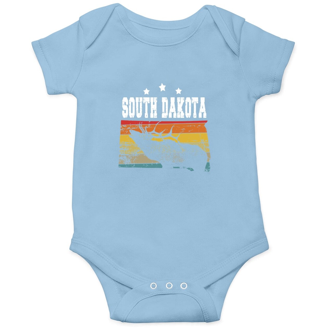 Vintage South Dakota Hunter Baby Bodysuit