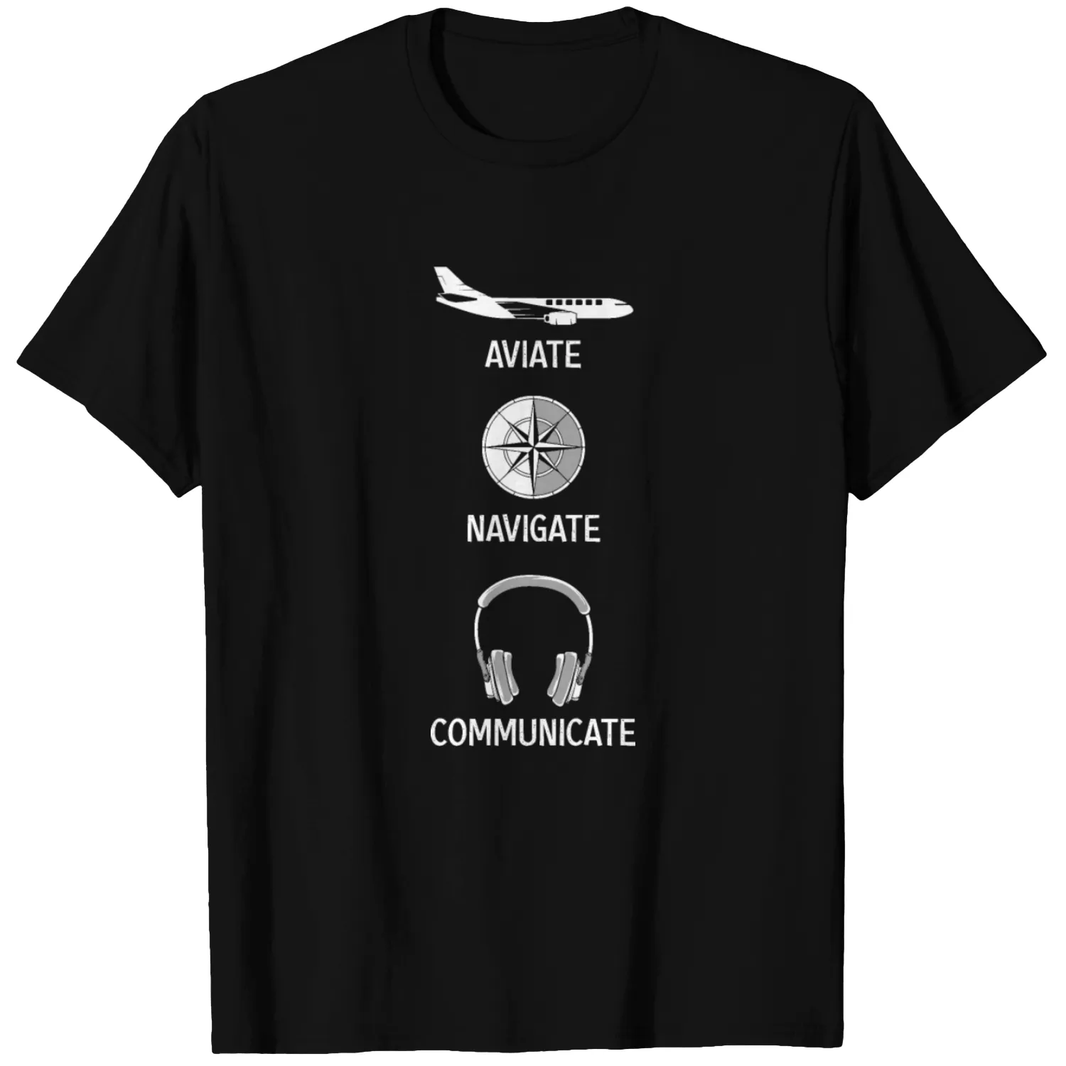Aviate Navigate Communicate Copilot Gift T-shirt
