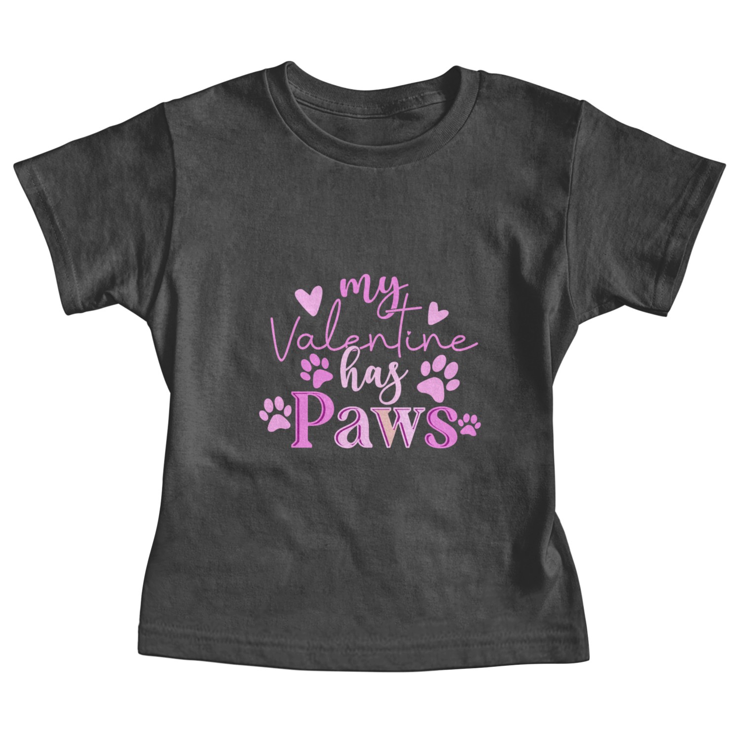 My Valentine Has Paws Baby Tees