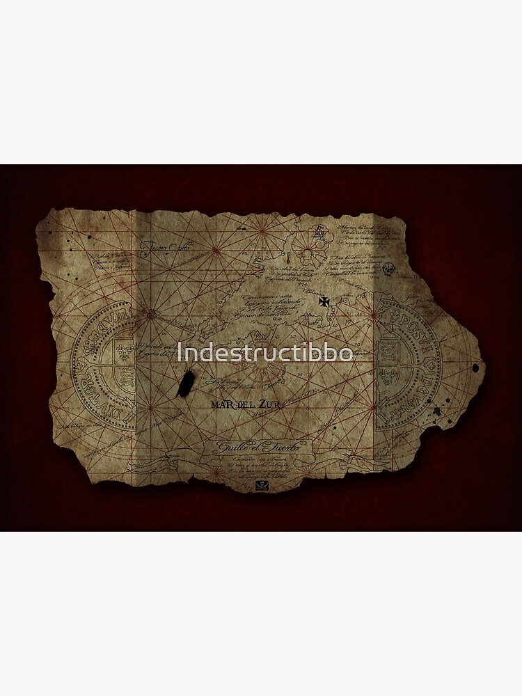 Goonies Treasure Map Canvas