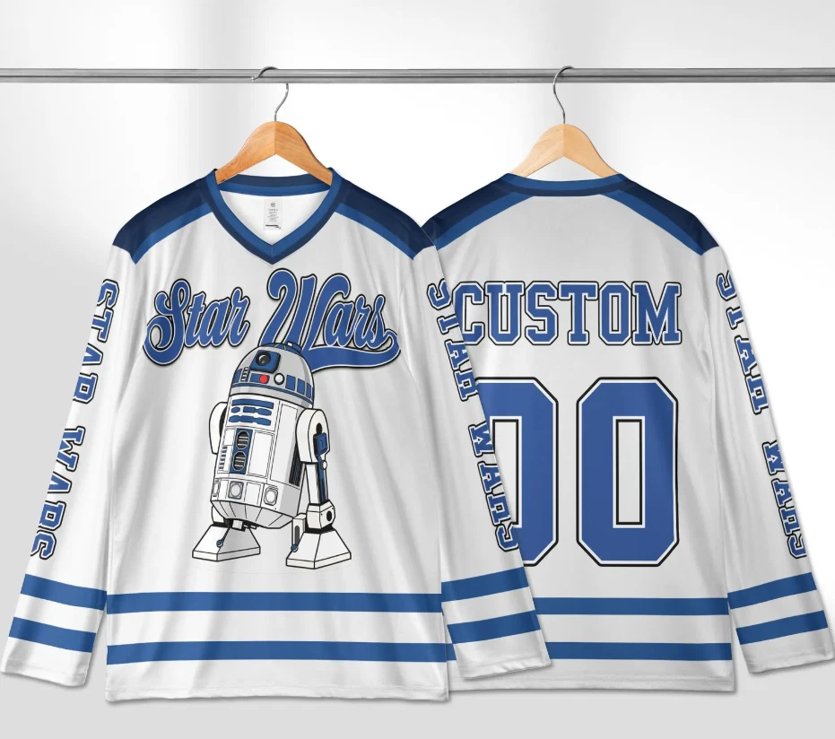 Personalized Star Wars Hockey Jersey, Custom Star Wars Shirt Hockey Fan Gift