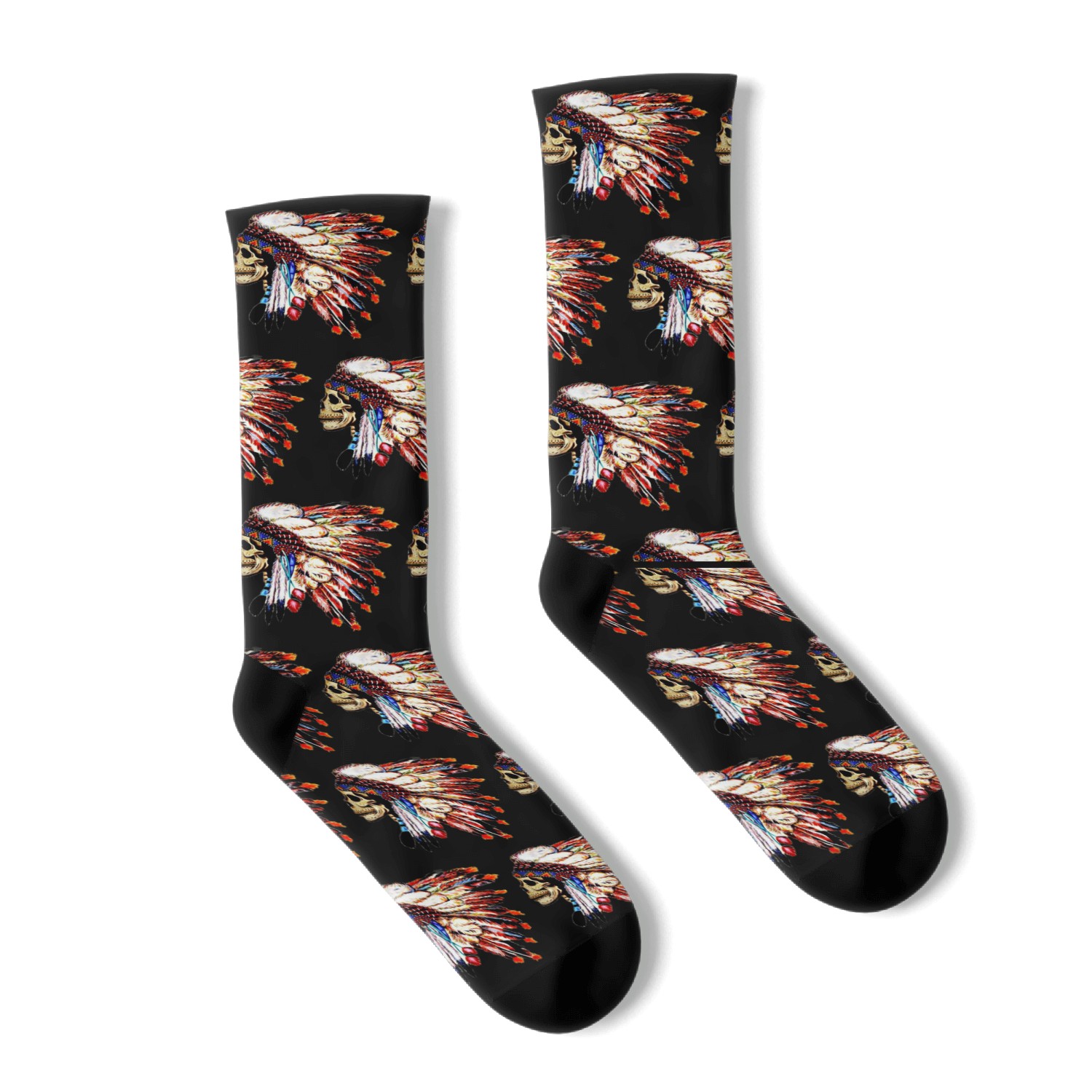 skull headdress Socks