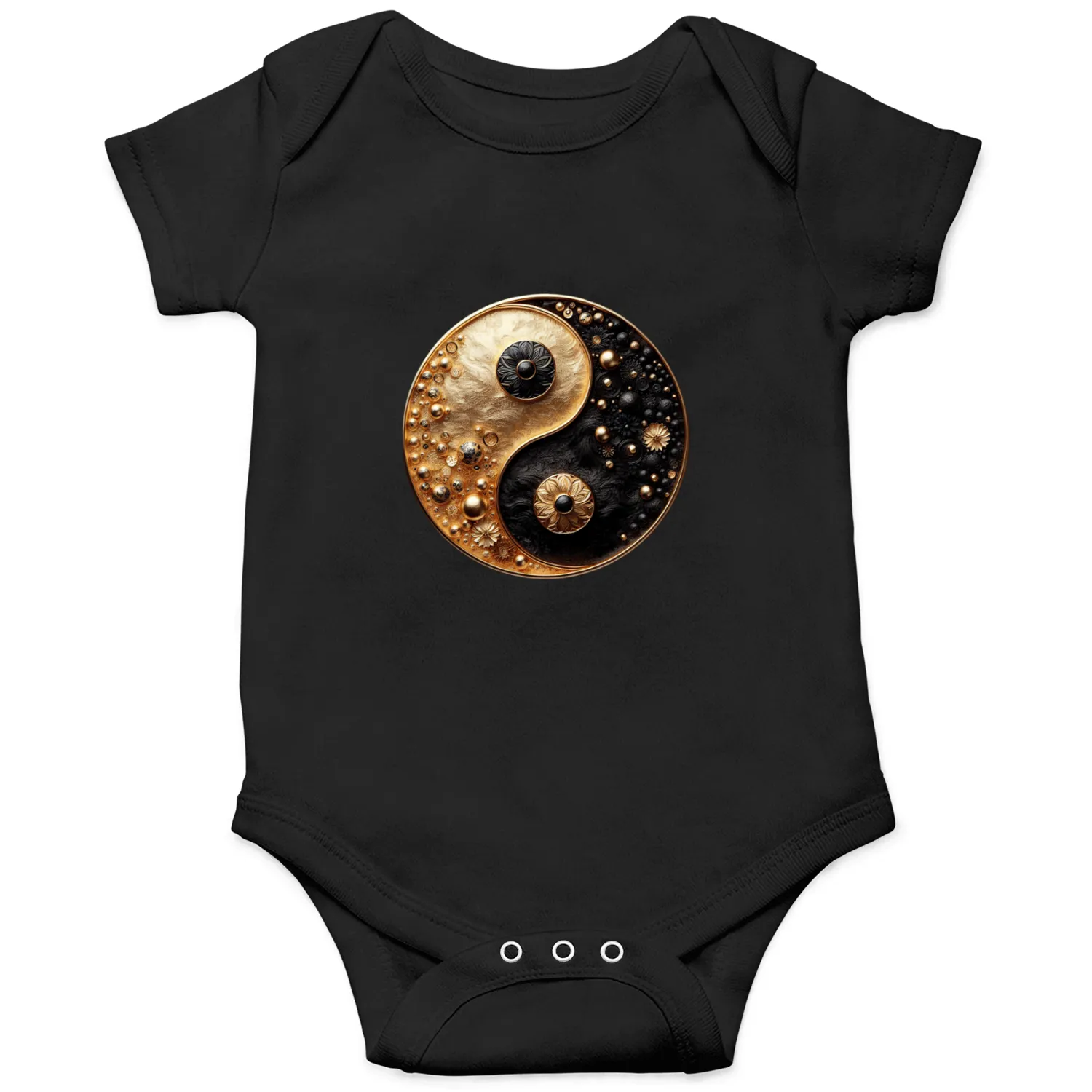 Golden_Yin_Yang Onesies