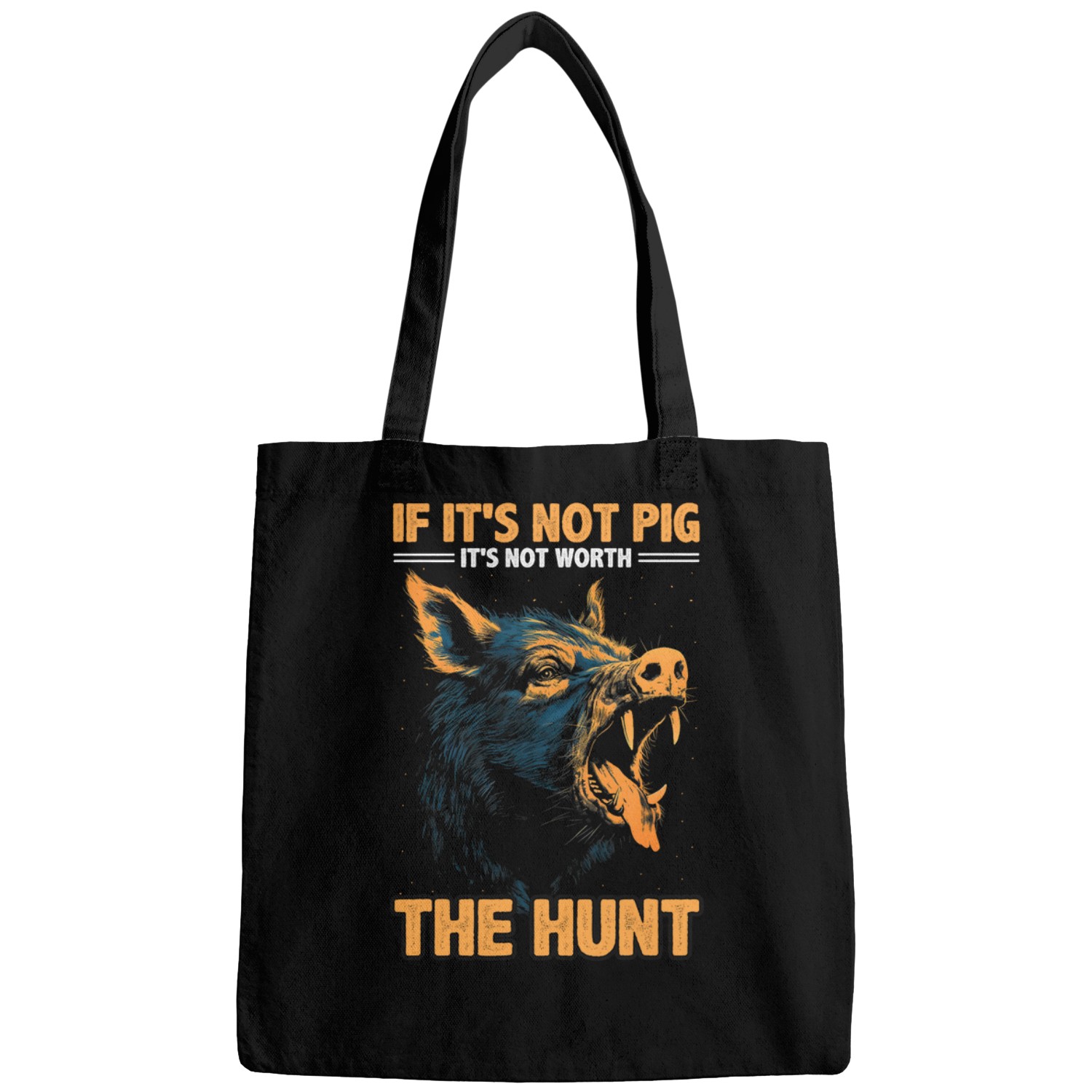 Hog Assassin Quote for Pig Hunting and Hog Exterminator Bags