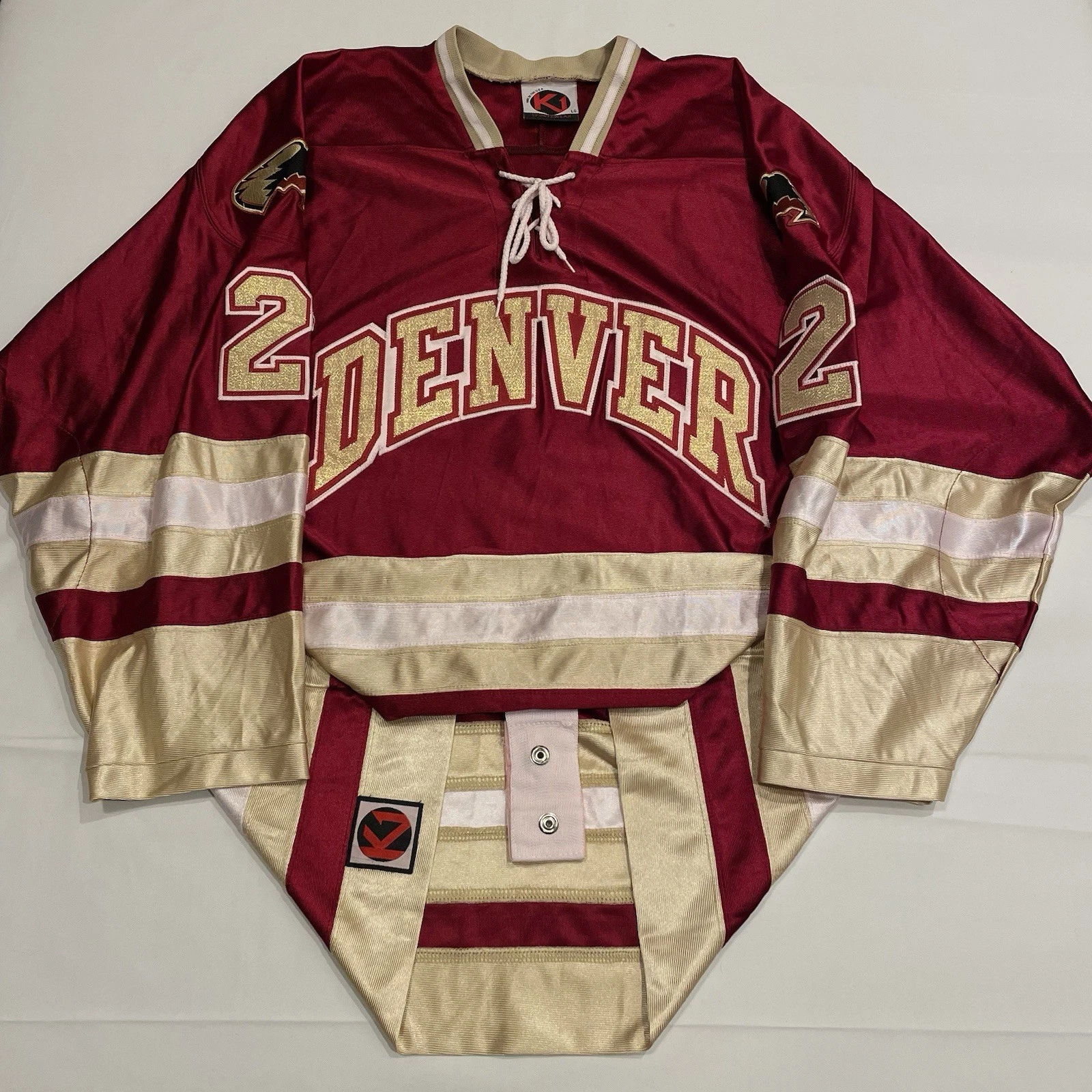 Denver University Pioneers Men's Ice Hockey Jersey Vintage