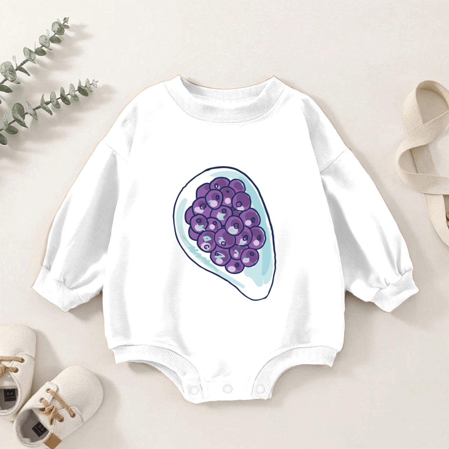 grapes Baby Romper Sweatshirts