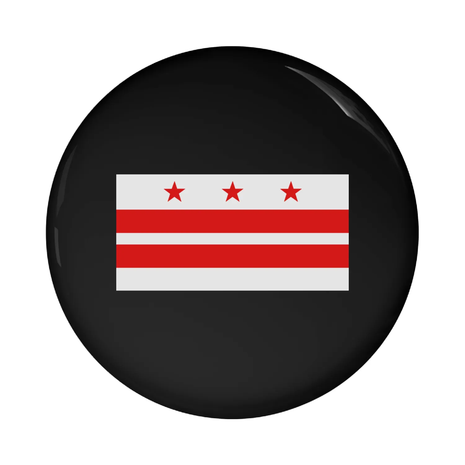flag_of_washington_dc (vector) Pin Buttons