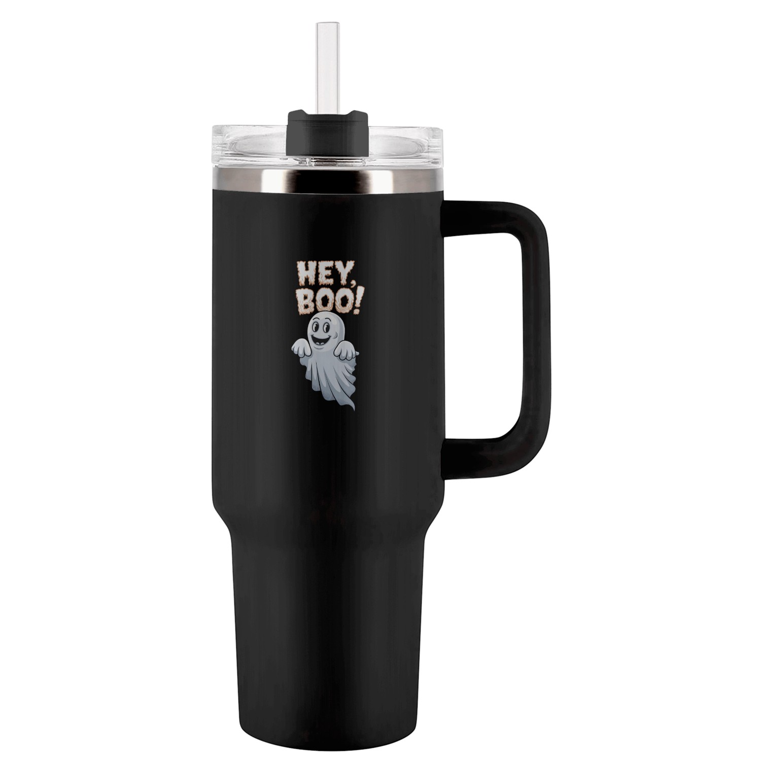 Hey Boo Tumblers 40 Oz With Handle