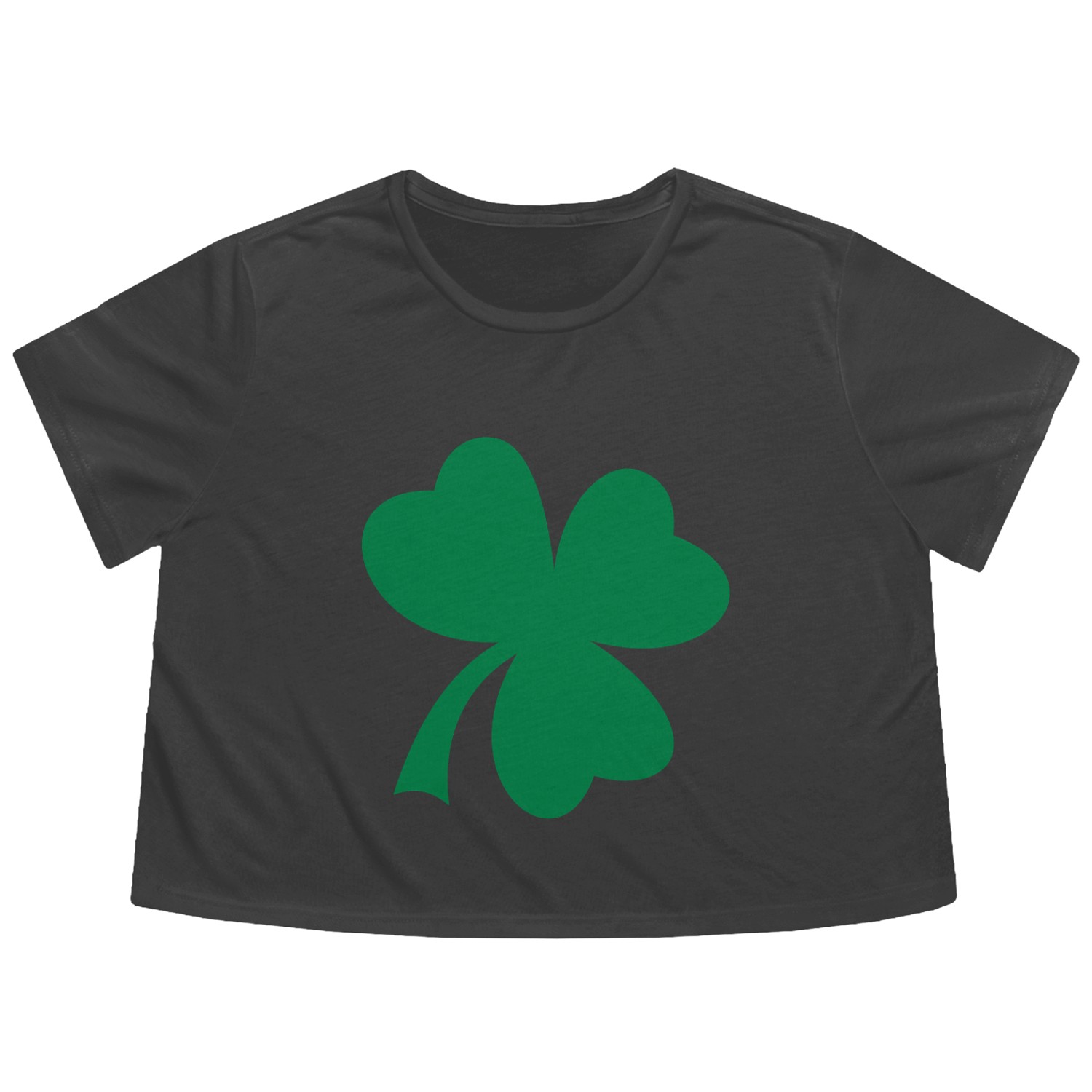 shamrock Flowy Cropped Tees