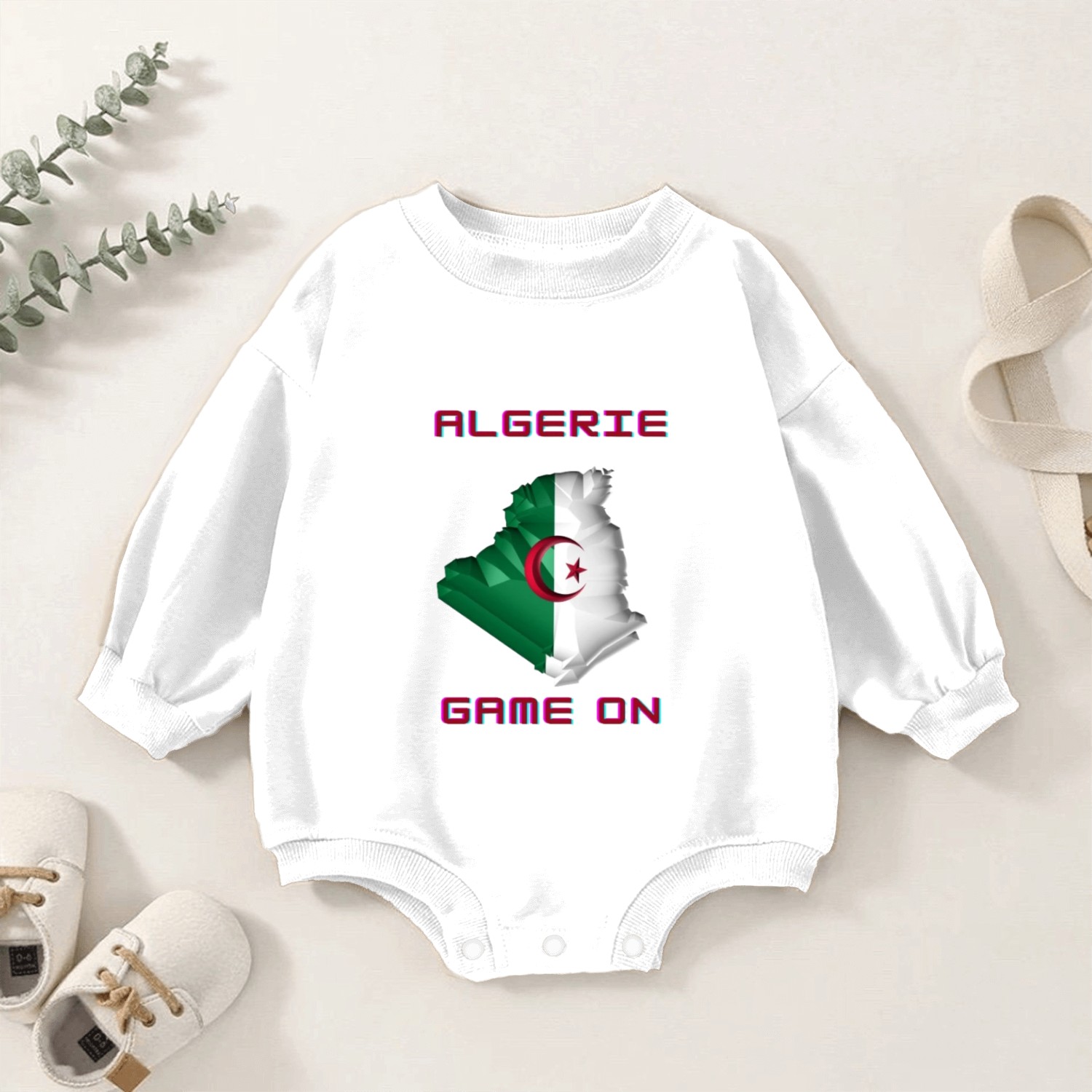 Game On algerie Baby Romper Sweatshirts