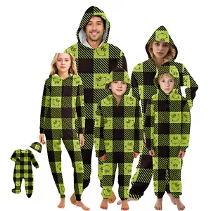 Funny Character Hooded Jumpsuit | Christmas Pajama Outfits | Family Matching Pajamas