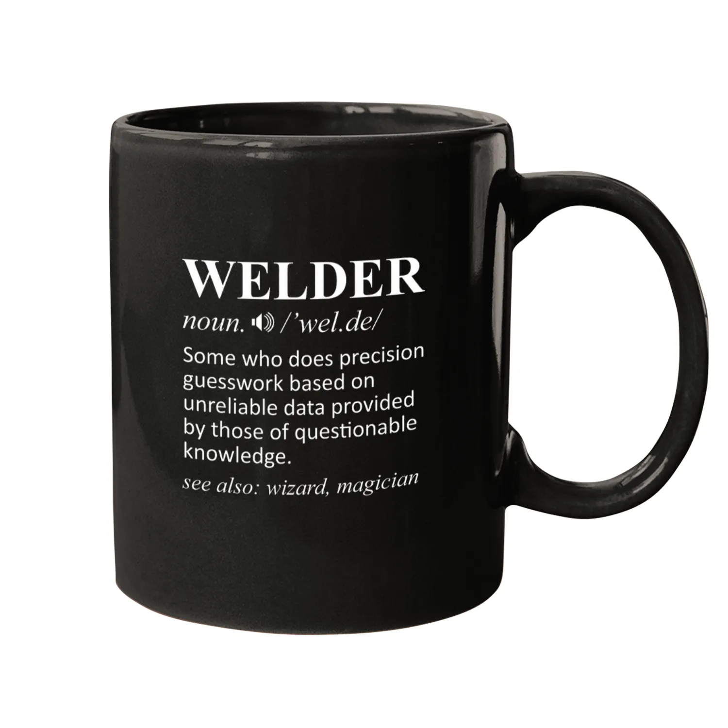 Welder Job Who Does Precision Guesswork like A Magician Mugs