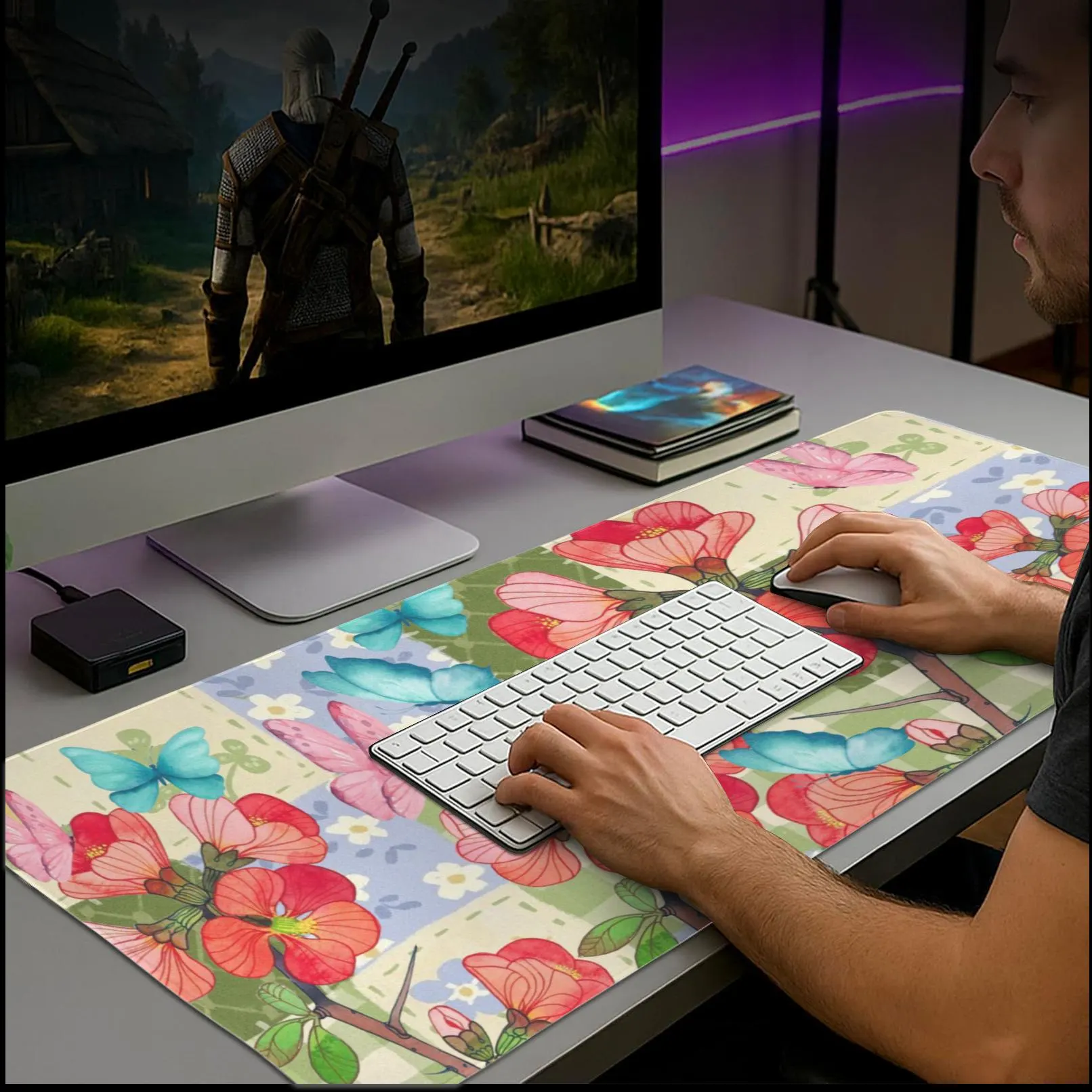 Floral & Butterfly Desk mats, Accessories Gifts