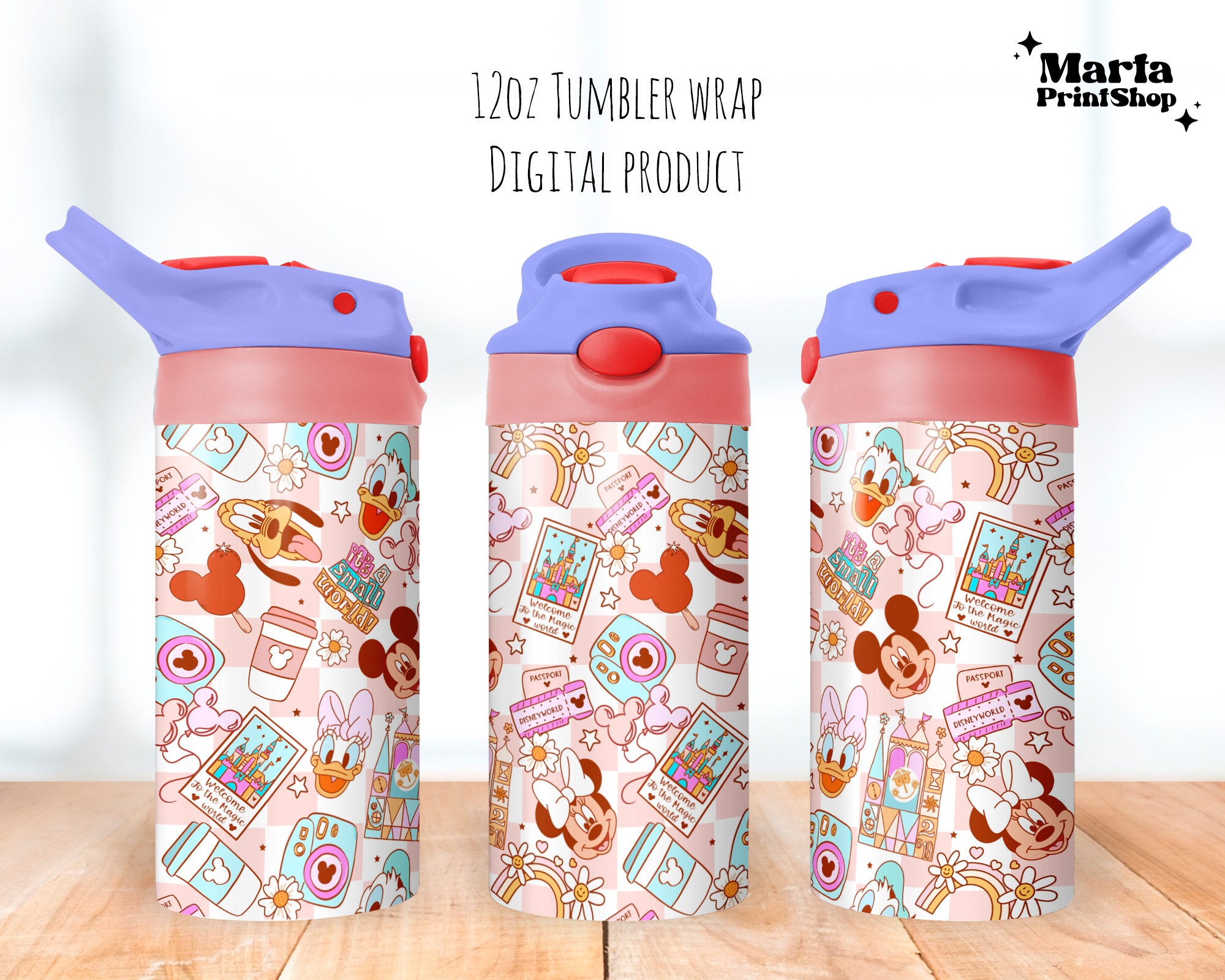 Magical Tumbler, Magical Snacks Sippy Cup 12oz, Flip Top Tumbler 12oz