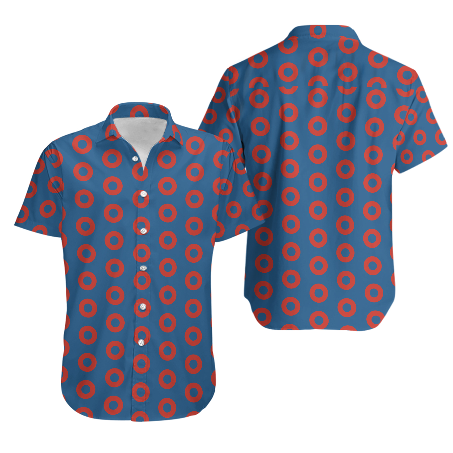 Phish Fishman Donuts Hawaiian Shirt - Tropical Vibes with Iconic Music Pattern