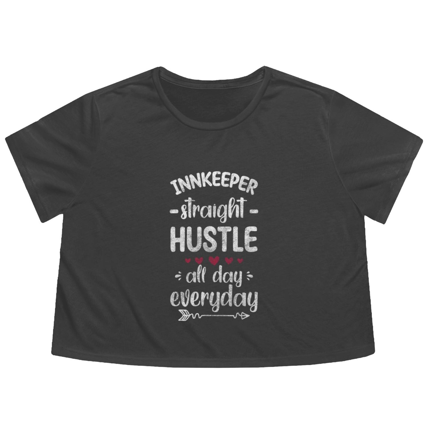 Inn Party Shot Drinking Flowy Cropped Tees