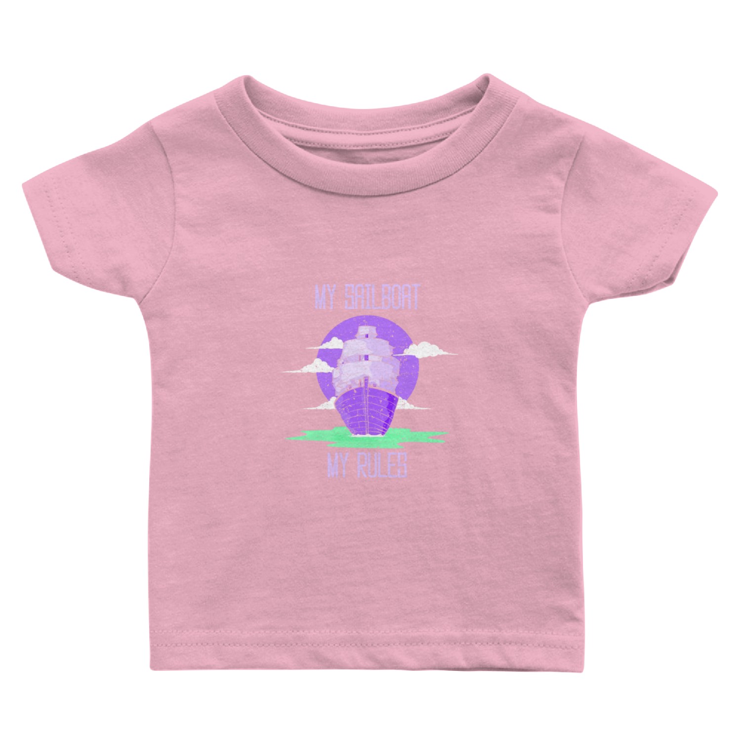My Sailboat My Rules Sailor Sail Sailing Captain Baby T Shirts