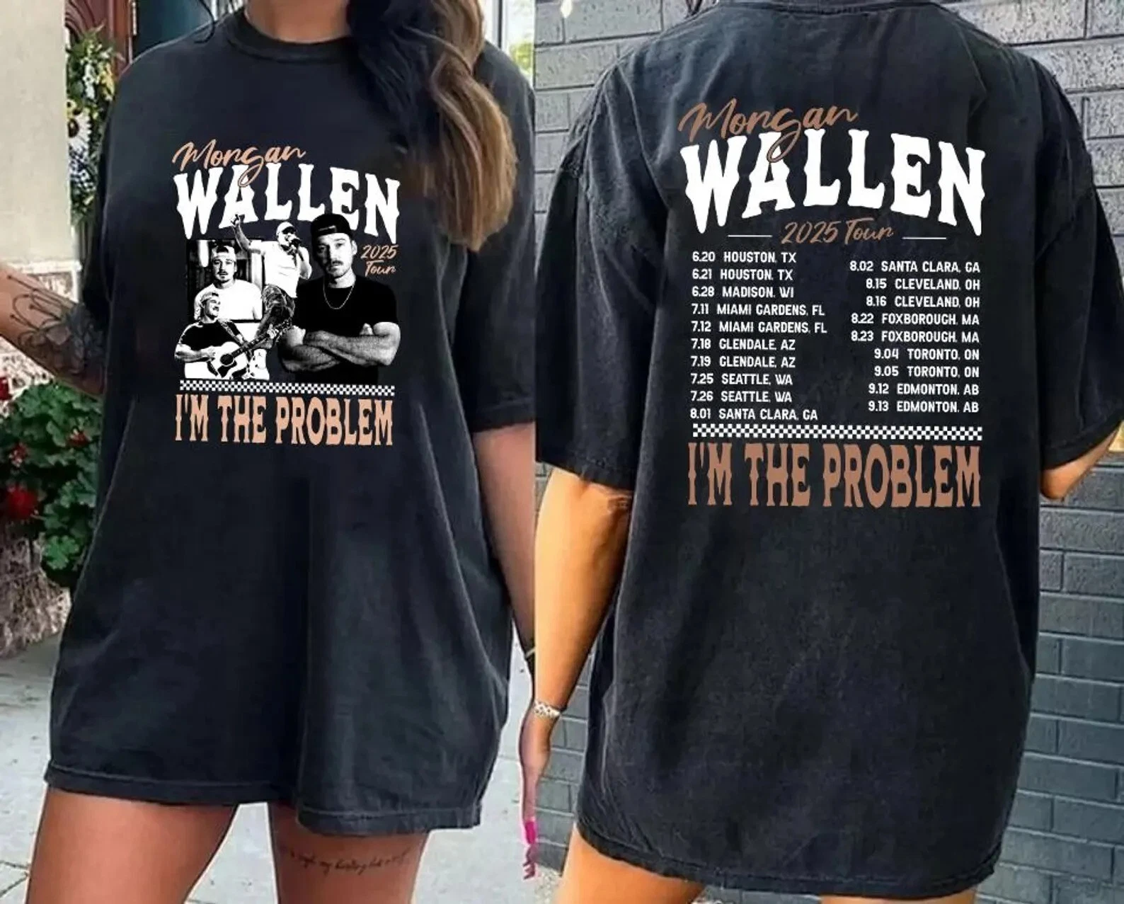 Wallen Concert 2025 Retro Western Vintage T-Shirt