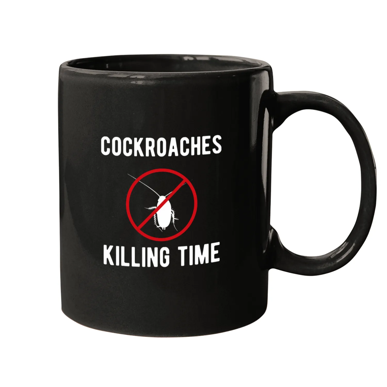 Cockroaches Killing Time Exterminator Mugs