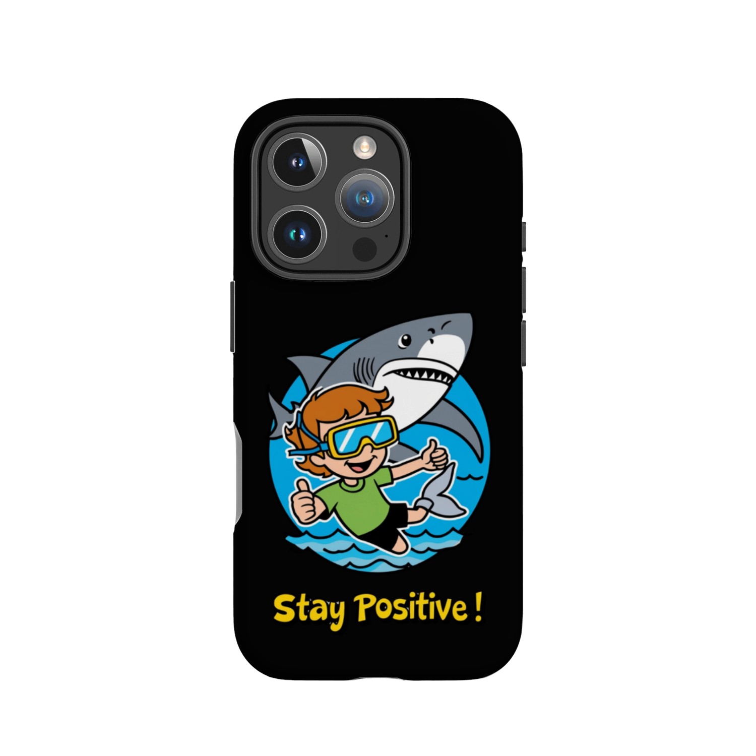 Stay Positive | Motivational Typography & Inspirat IPhone Cases
