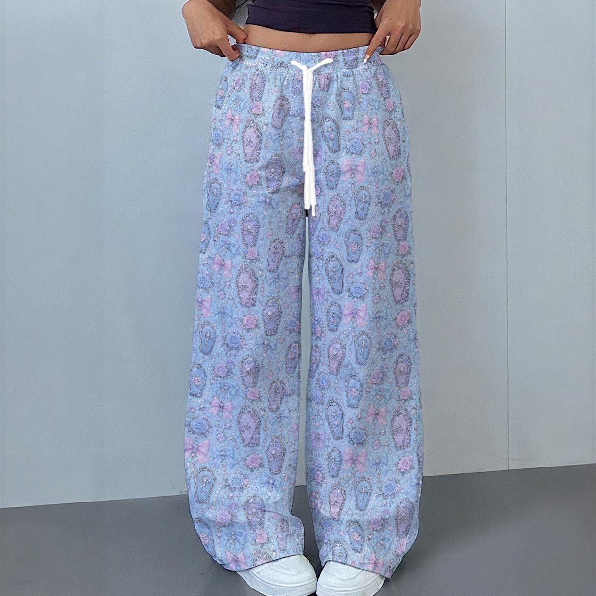 Coffin Coquette | Pastel Goth Collection | Women's Casual Pants