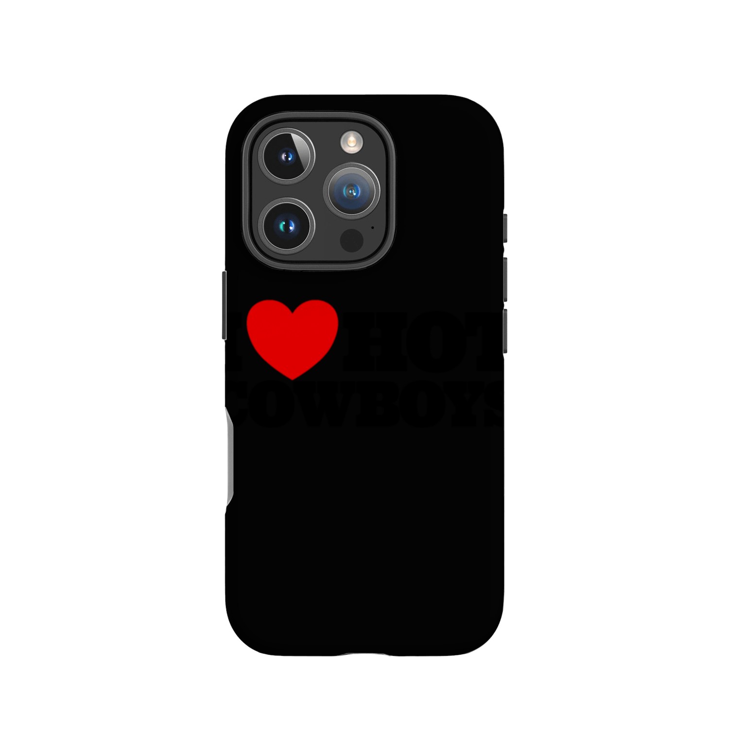 I Love Hot Cowboys Red Heart Cowboys Hot Cowboys IPhone Cases