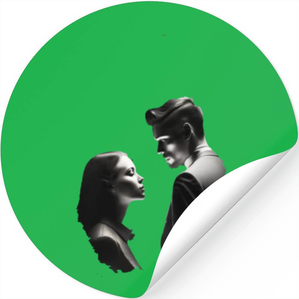 Enchanting Embrace Stickers