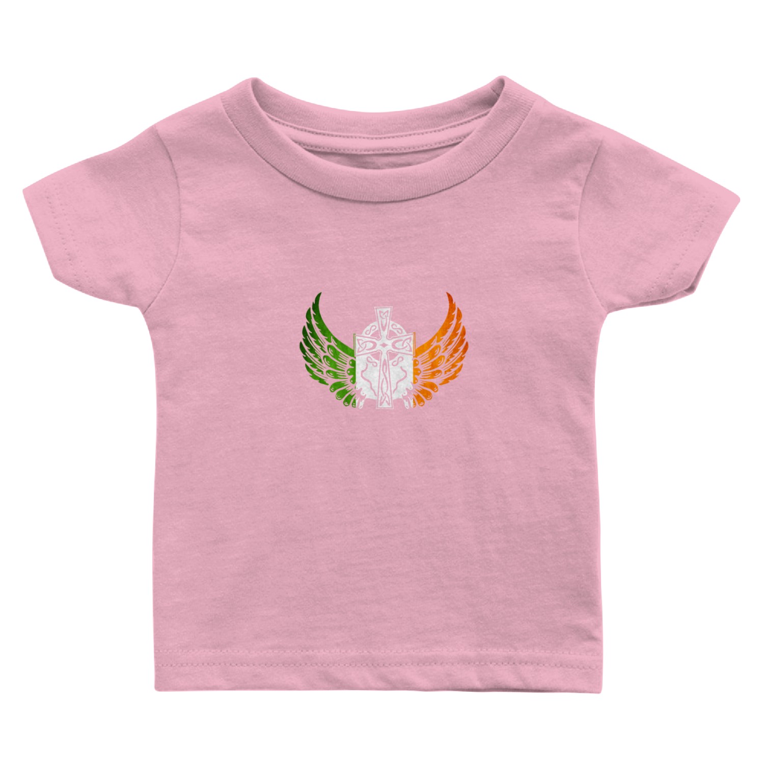 Irish Flag Design Celtic Cross Irish gift Baby T Shirts