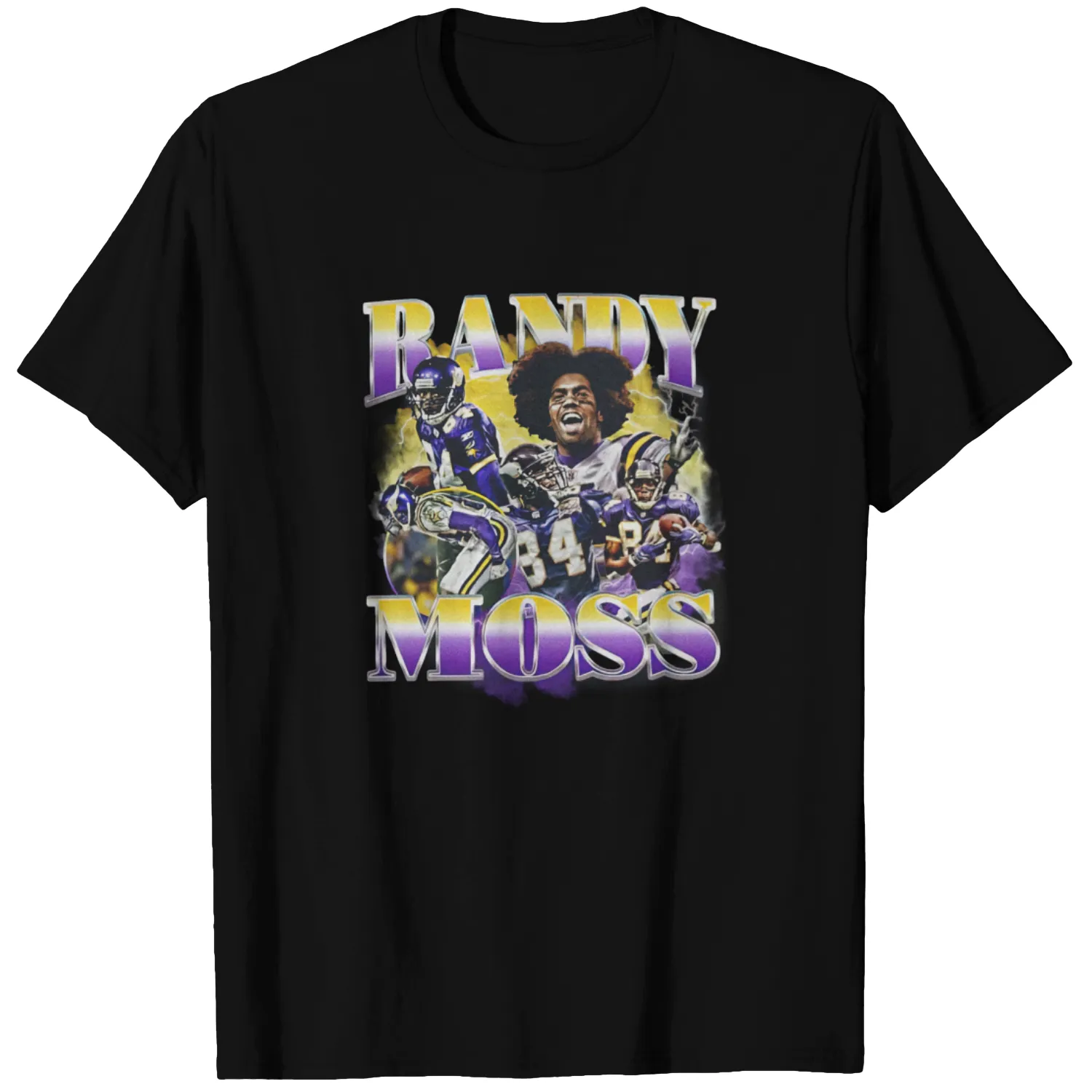 Randy Moss Shirt, Vintage Randy Moss 90s Style Rap Shirt