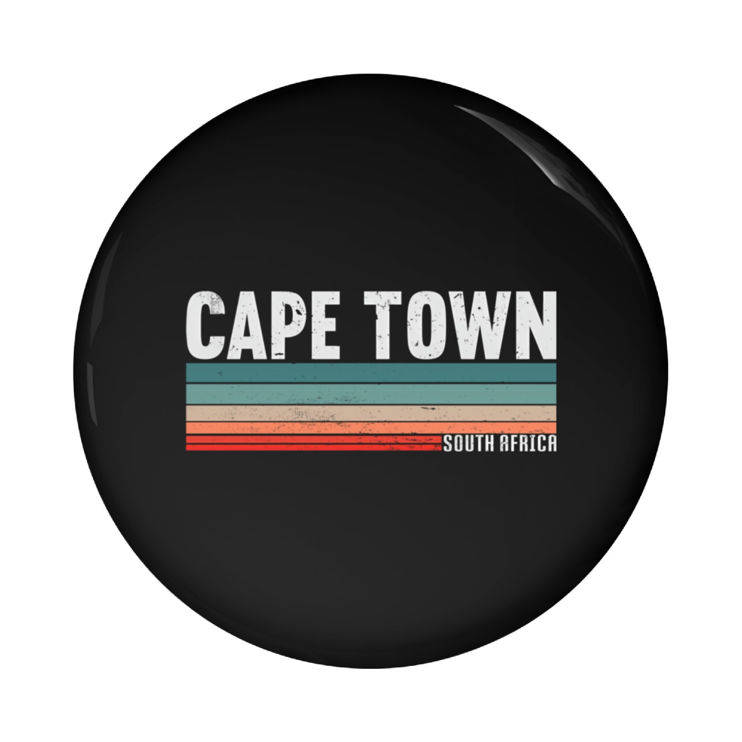 Cape Town South Africa Pin Buttons