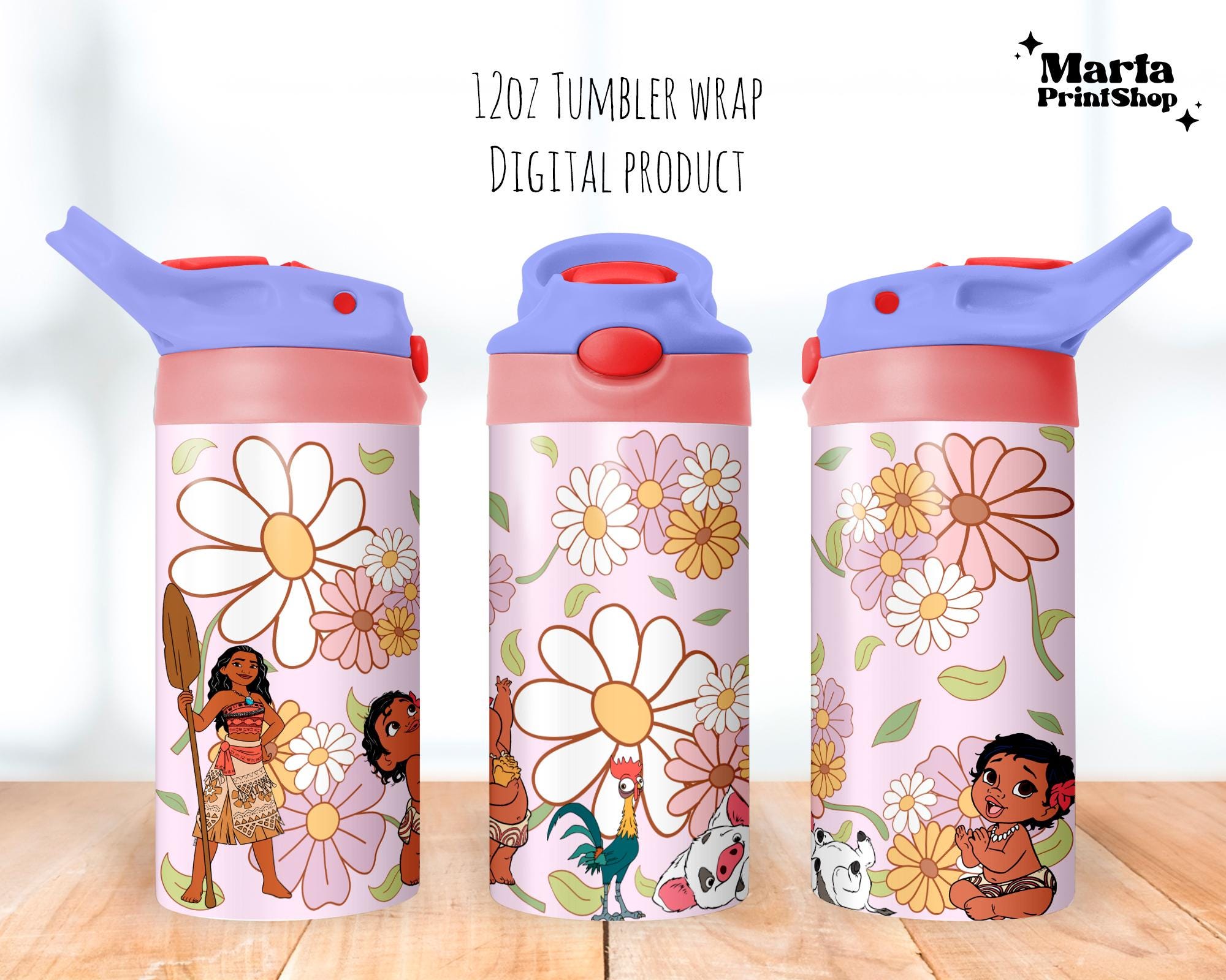 Magical Princess Tumbler, Sippy Cup 12oz, Magical Girly Flip Top Tumbler 12oz