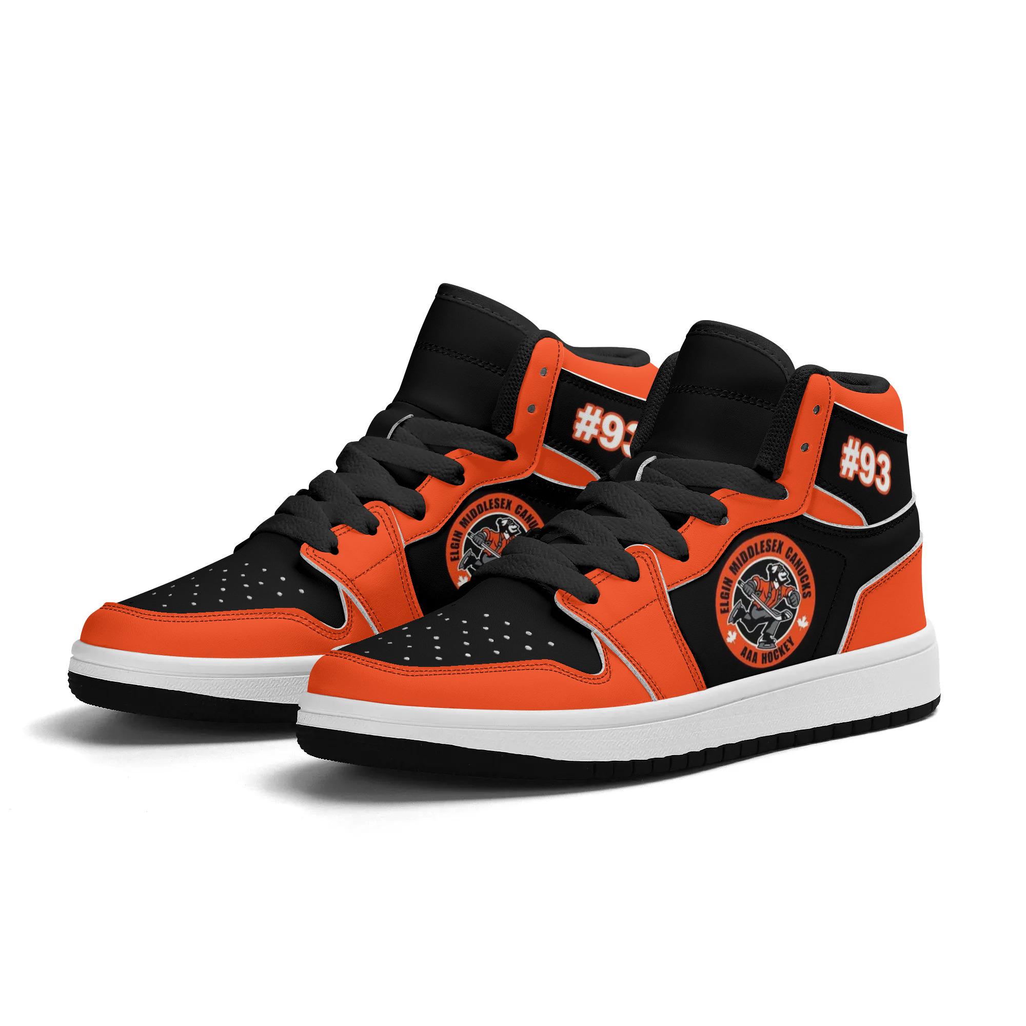 Elgin Middlesex Canucks Hockey Basketball Shoes | Men High-Top Sneakers