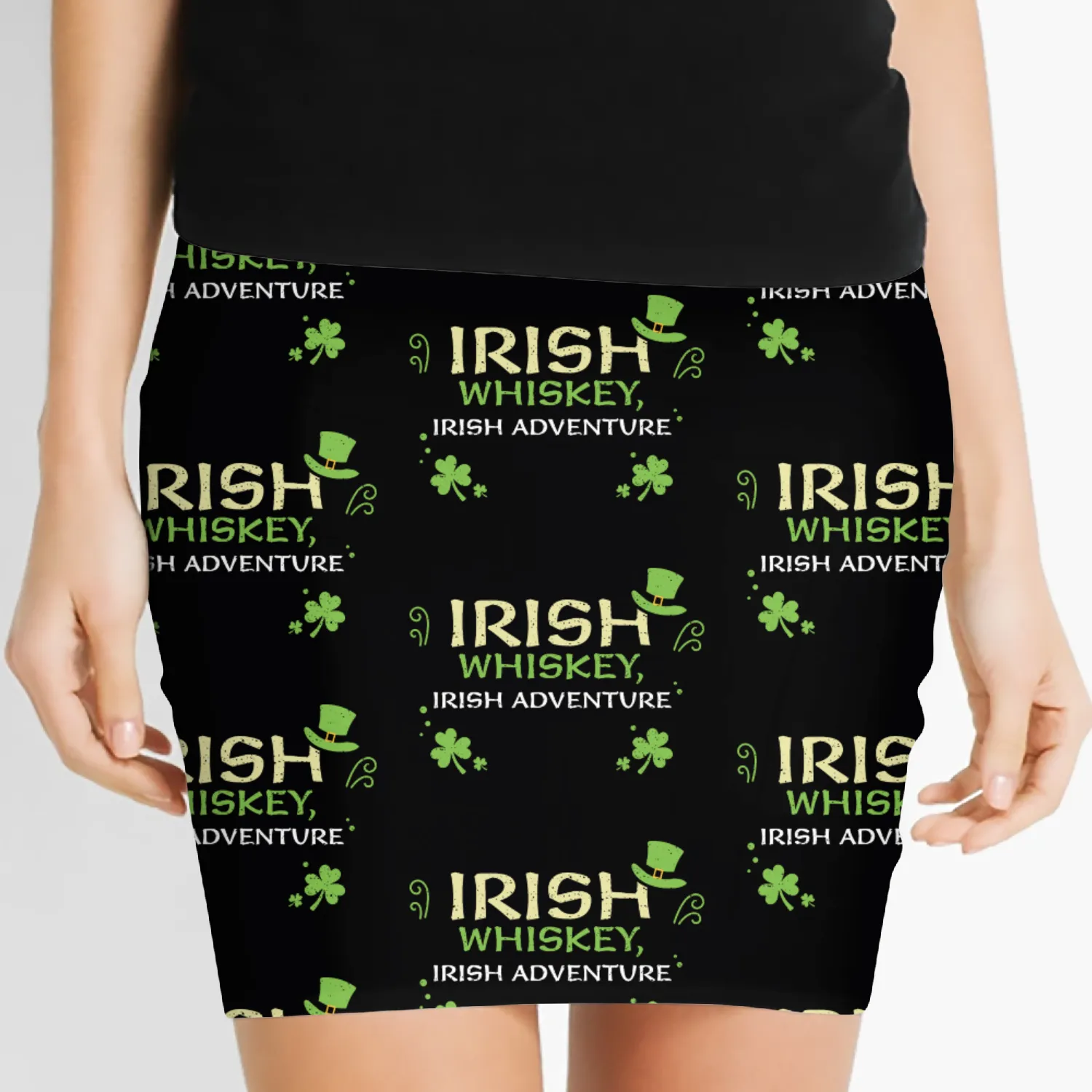 Irish whiskey, Irish adventure Women's Mini Skirts