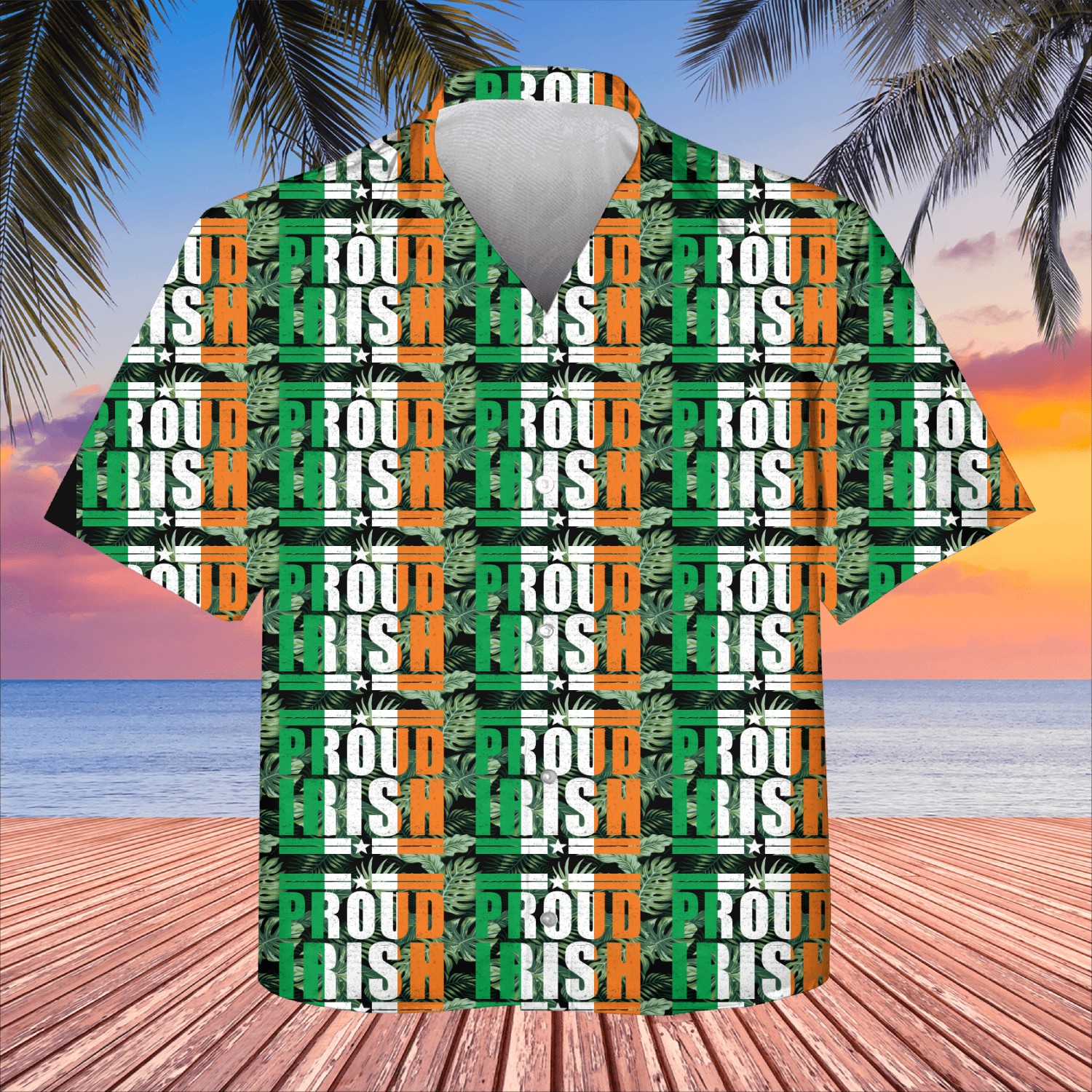 st patricks day ireland proud irish Kids Hawaiians