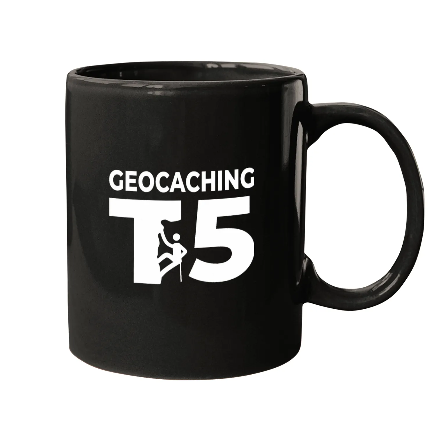 Geocaching Challenging Terrain rating of 5 extreme Mugs