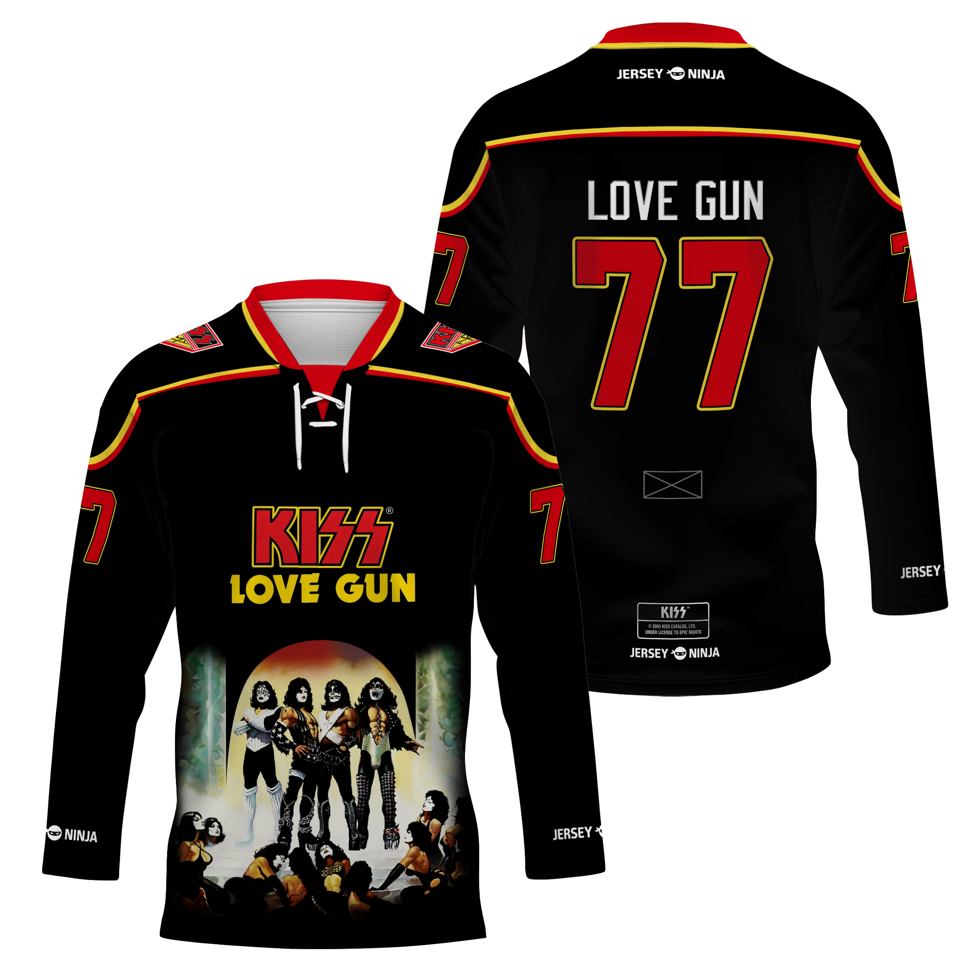 KISS Love Gun Men's Hockey Jersey
