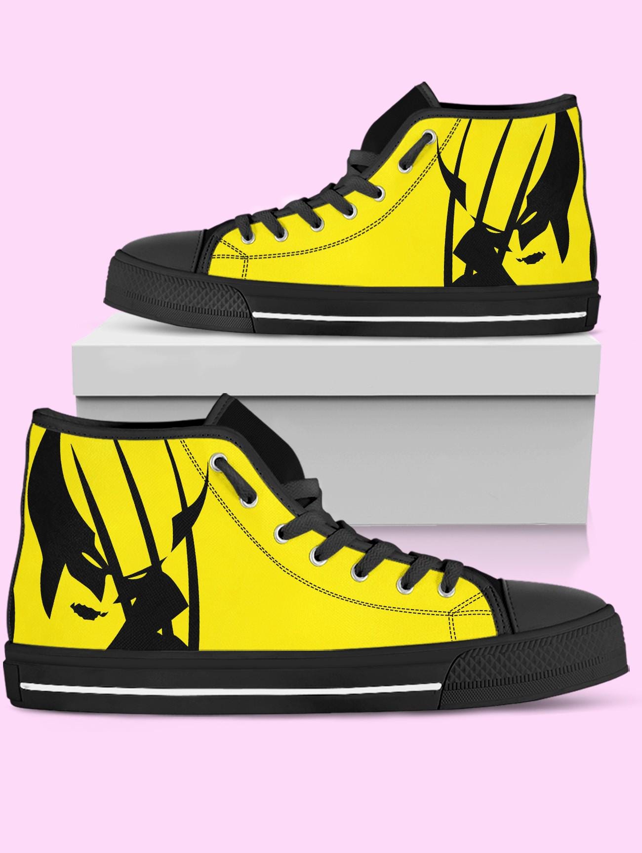 Wolverine High Top Shoes, X-men Sneakers for Women, Men