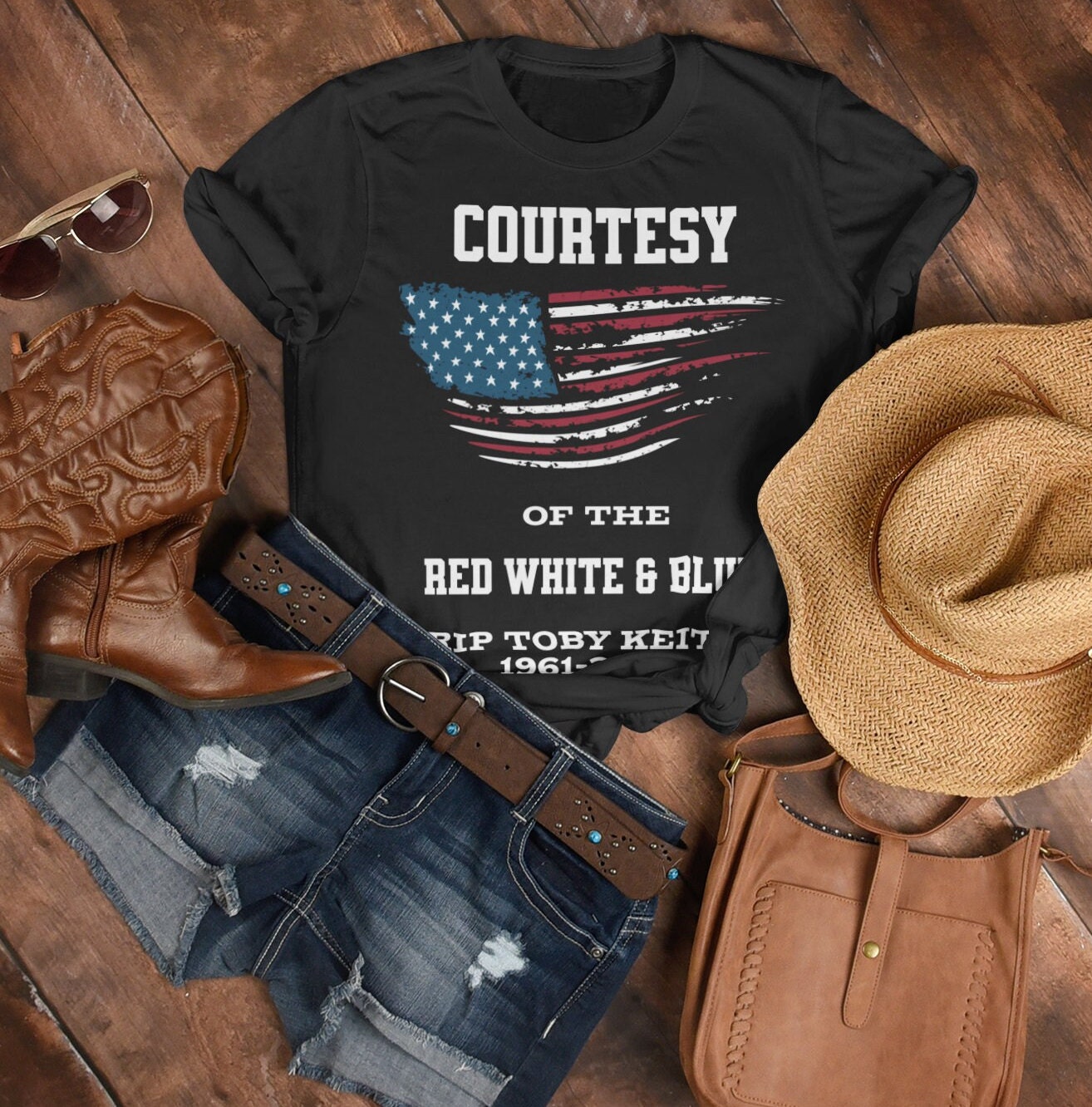 In Memory Of Toby Keith 1961 to 2024 T-Shirt