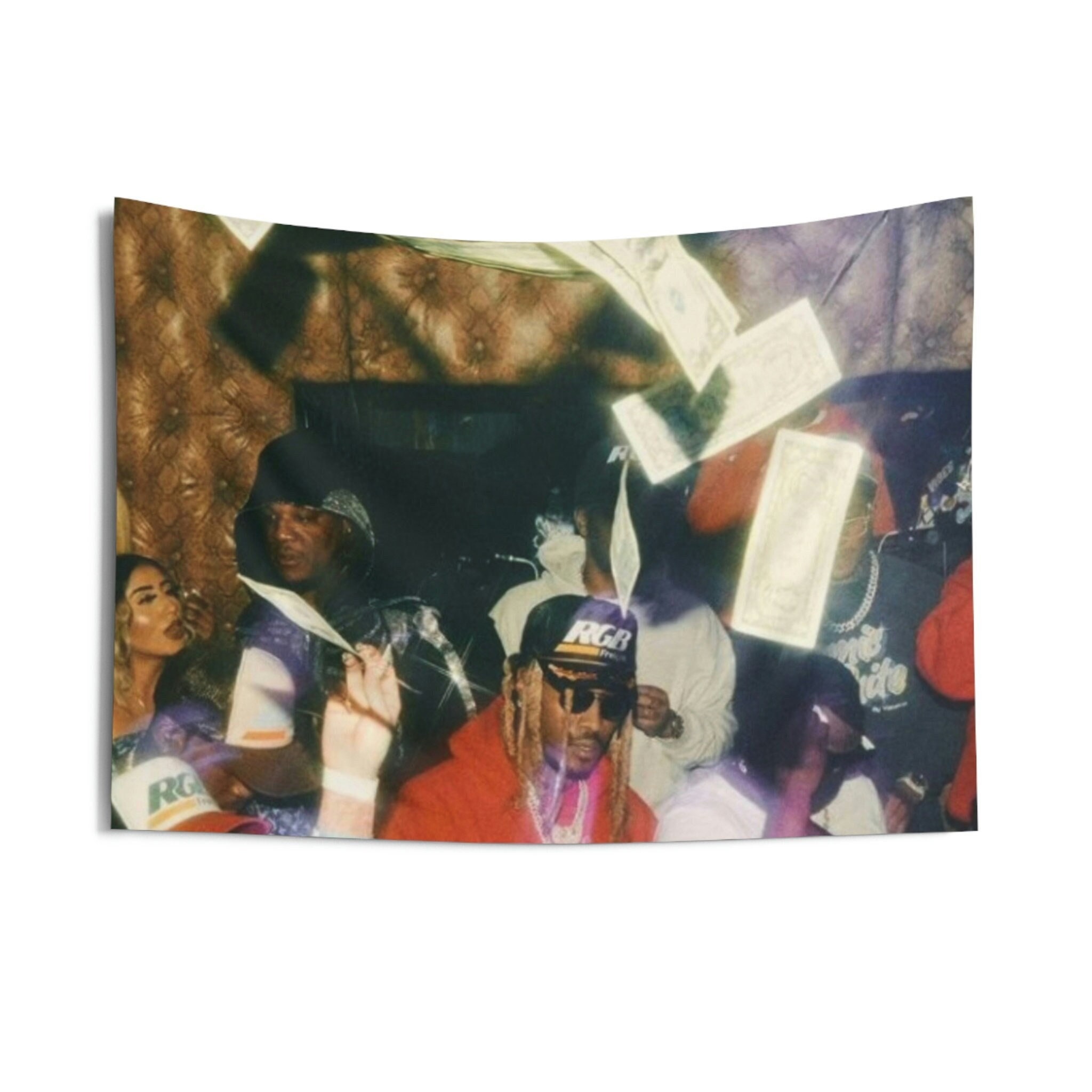 Future Rap Flag, Future Tapestry, Rap Backdrop, Hip-Hop Rap Tapestry