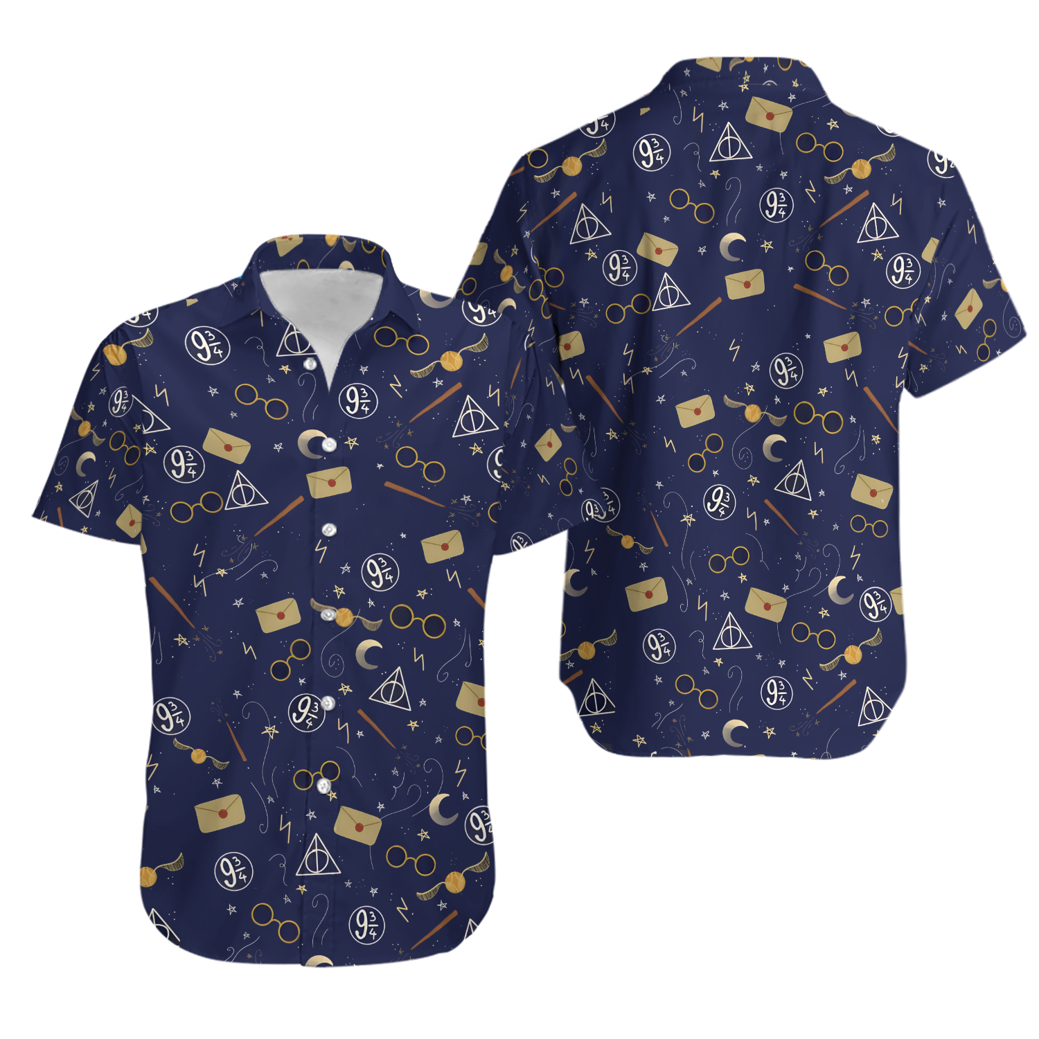 Harry Potter Magic Hawaiian Shirt, Harry Witch Shirt, Harry Witch Beach Shirt