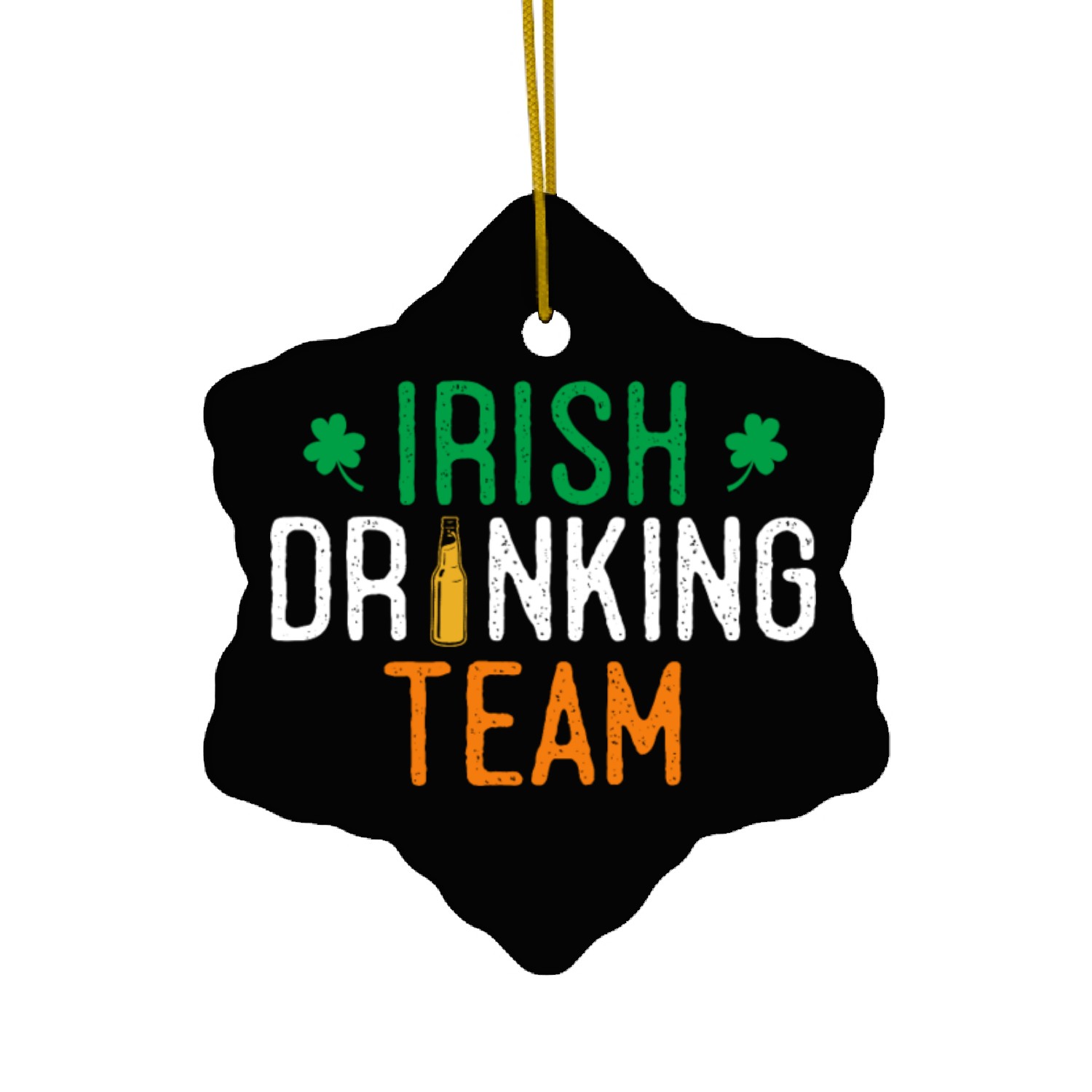 Irish drinking team Ceramic Ornaments