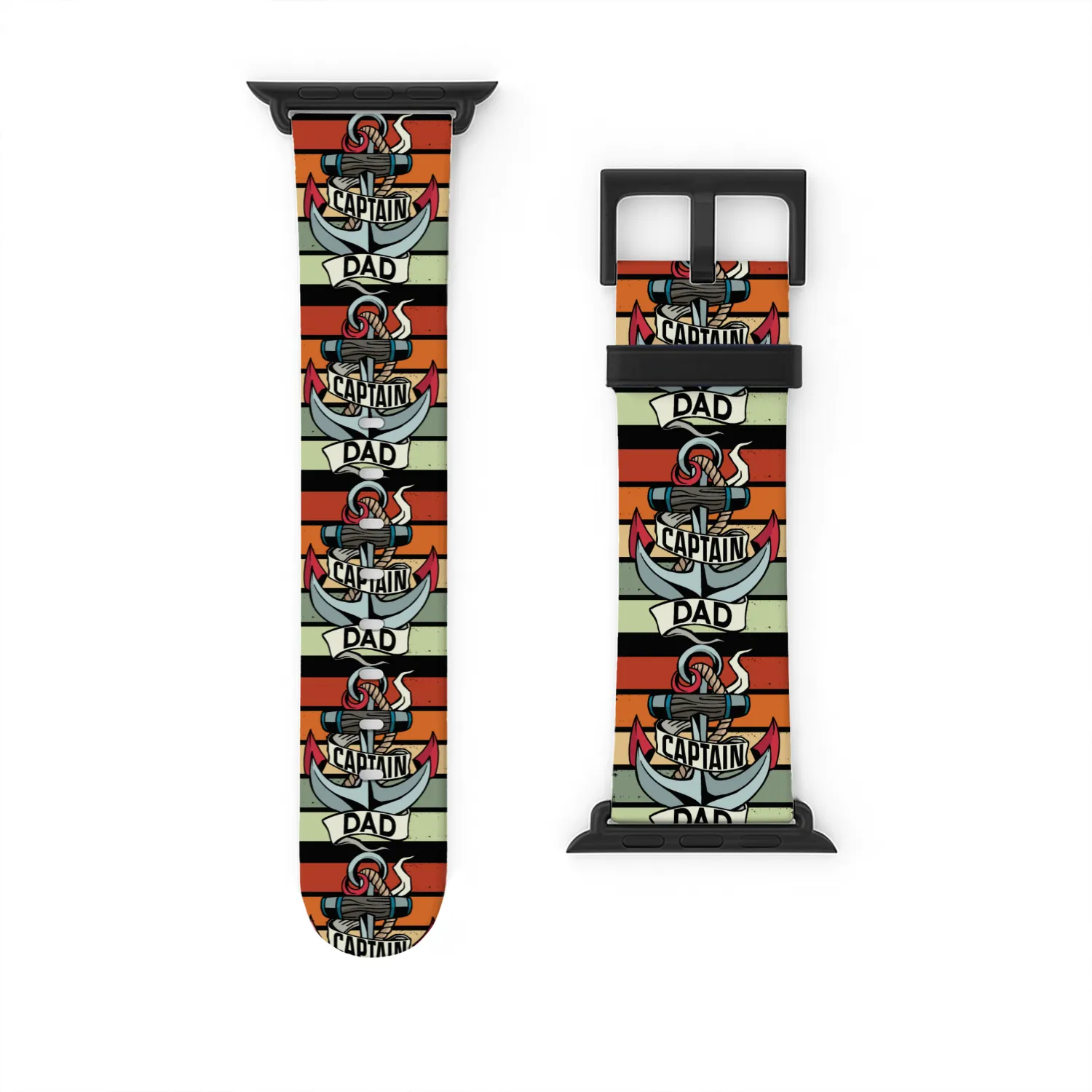 Captain Dad Yacht Ship Boating Boat Watch Bands For Apple Watch