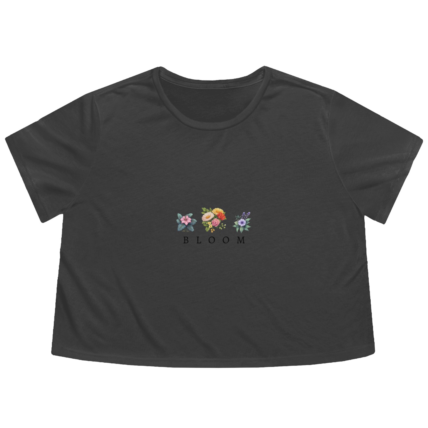 nature whispers Flowy Cropped Tees