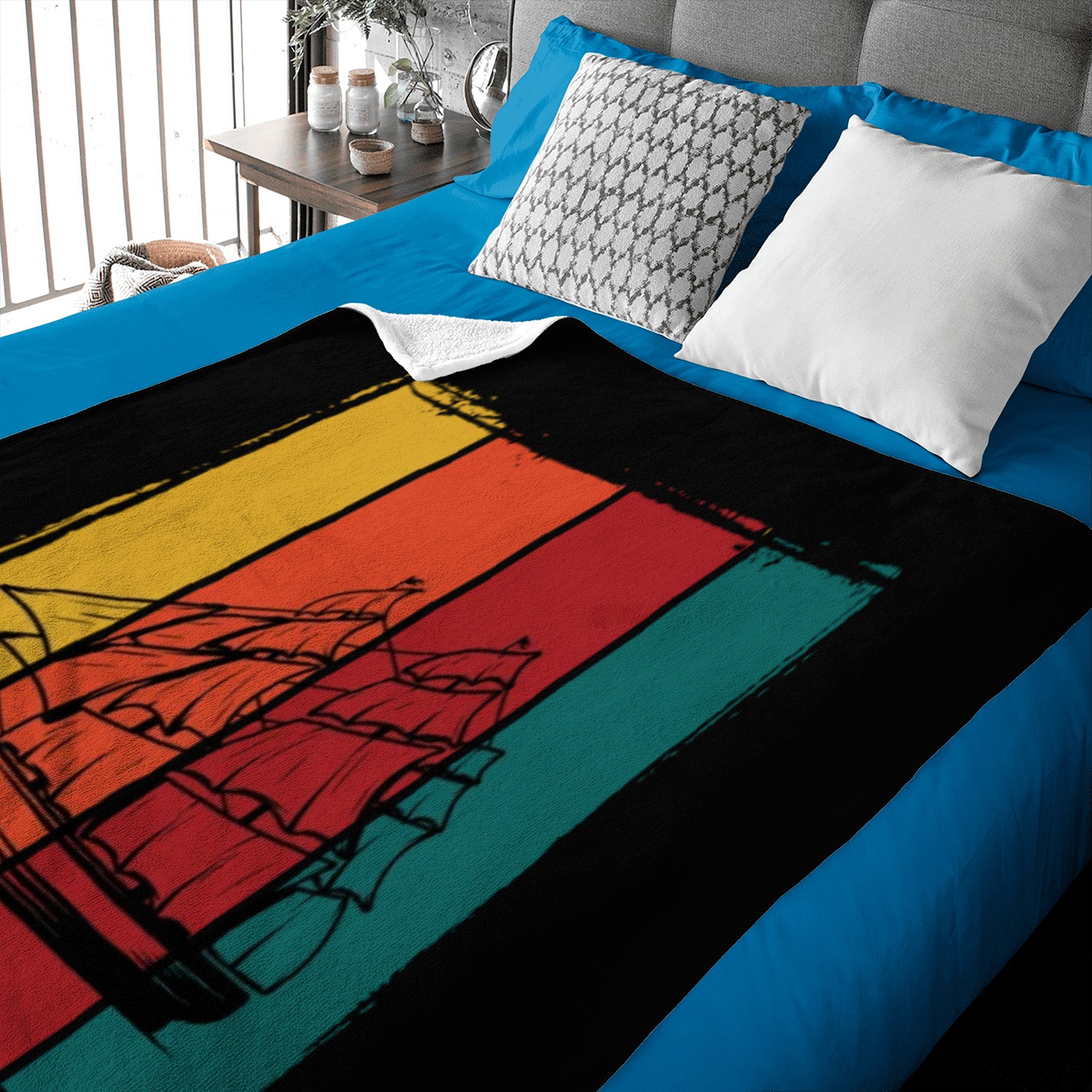 Sailing Ship Baby Blankets