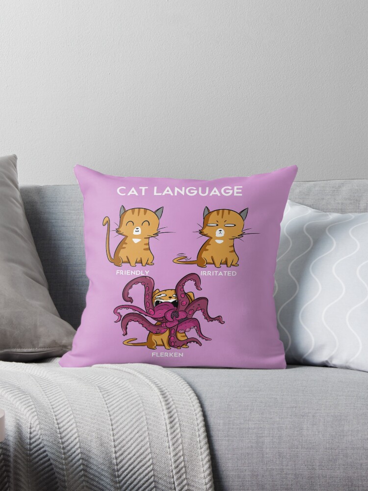 Cat Language - Flerken Pillow