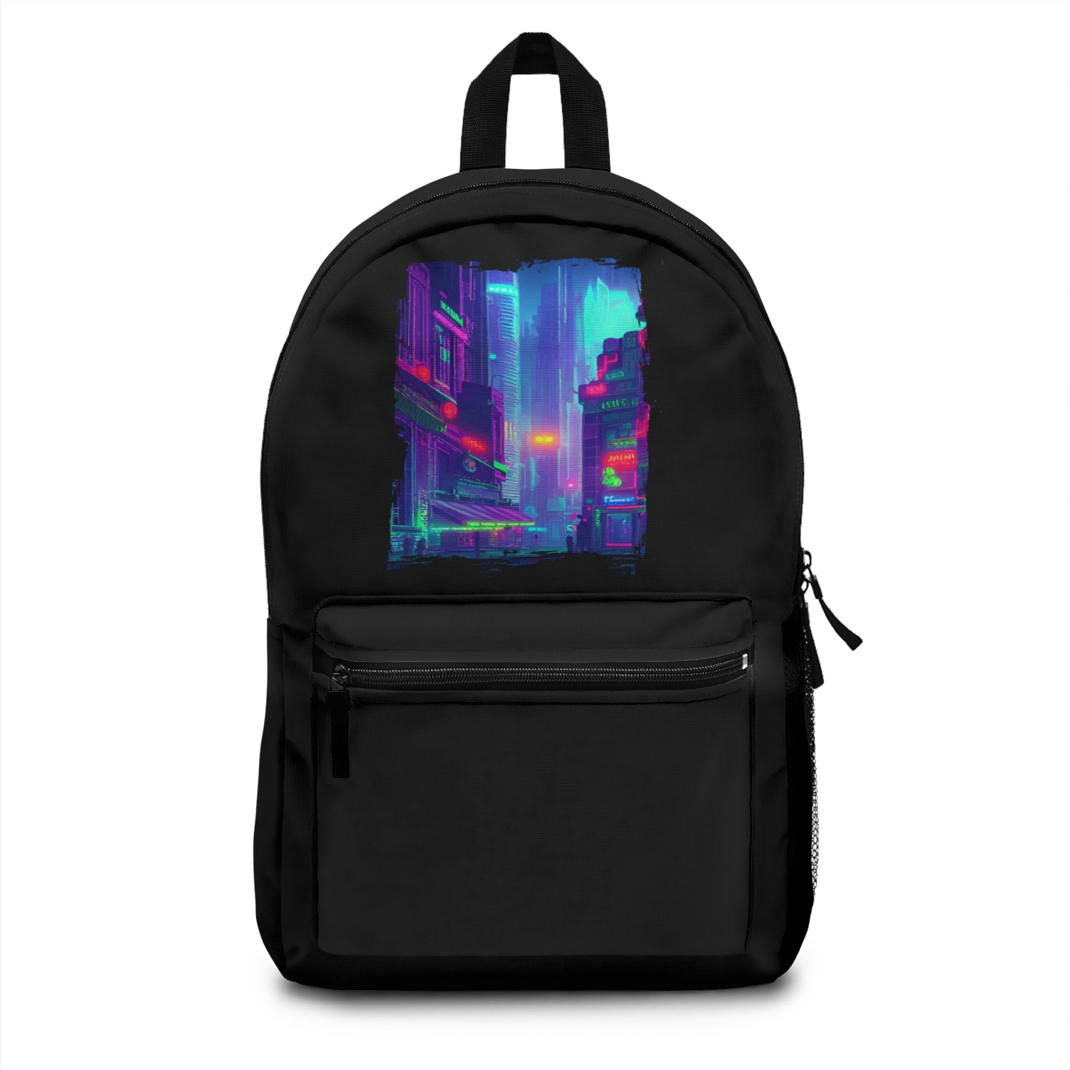 Cool Japanese World Japan Neon City Backpacks