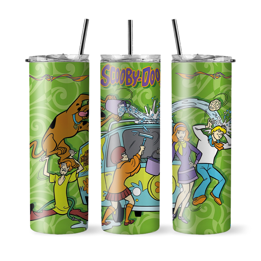 Scooby 20 oz tumbler 20oz Tumbler with Lid and Straw