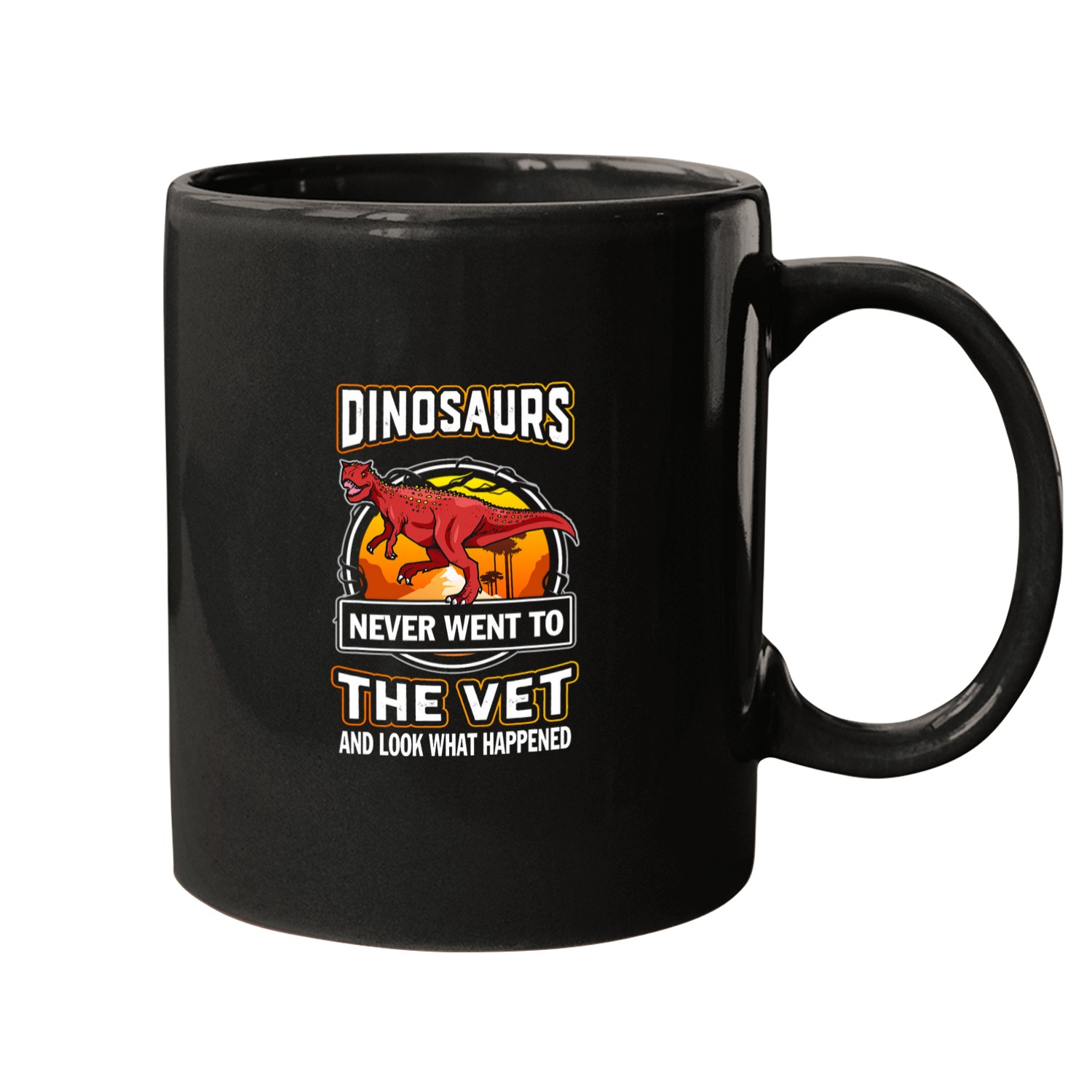 Veterinarian Job Xenotarsosaurus Dinosaurs Never Went To The Vet Mugs