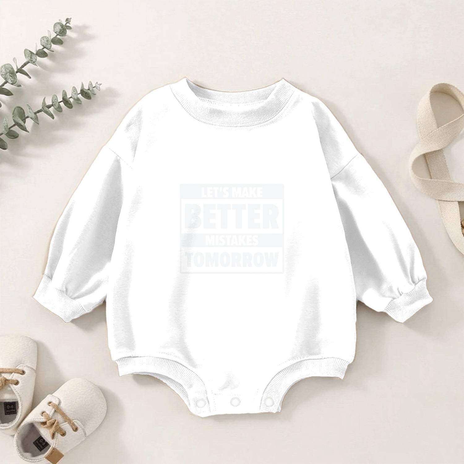 Mistakes Life Quotes Imperfection Wisdom Quote Baby Romper Sweatshirts